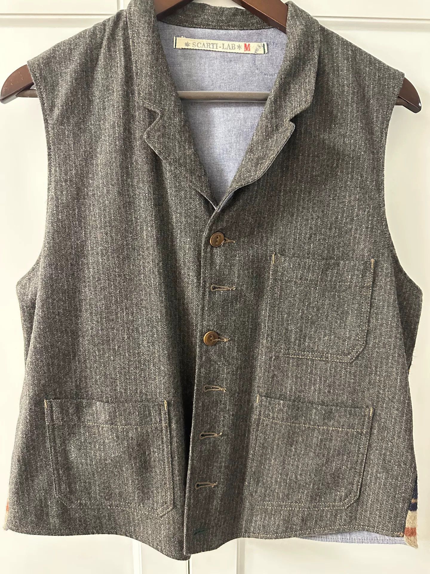 Scarti-Lab Scarti Lab Wool Vest Size M Size US M / EU 48-50 / 2 - 1 Thumbnail