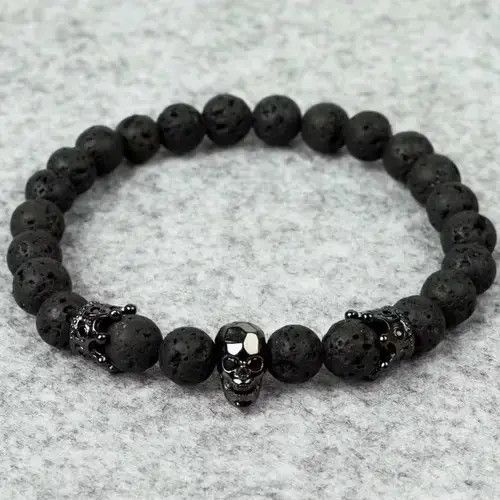 Jewelry 💥Crown Skull Larva Bead Bracelet Size T6 Size 28 - 2 Thumbnail
