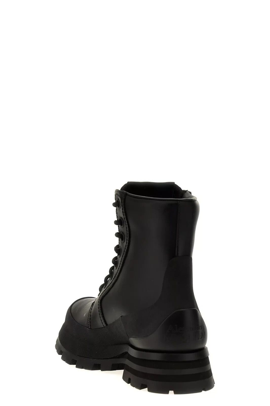 Alexander McQueen ALEXANDER MCQUEEN Men's Black Leather Boots New & Authentic Size US 6 / EU 39 - 3 Thumbnail