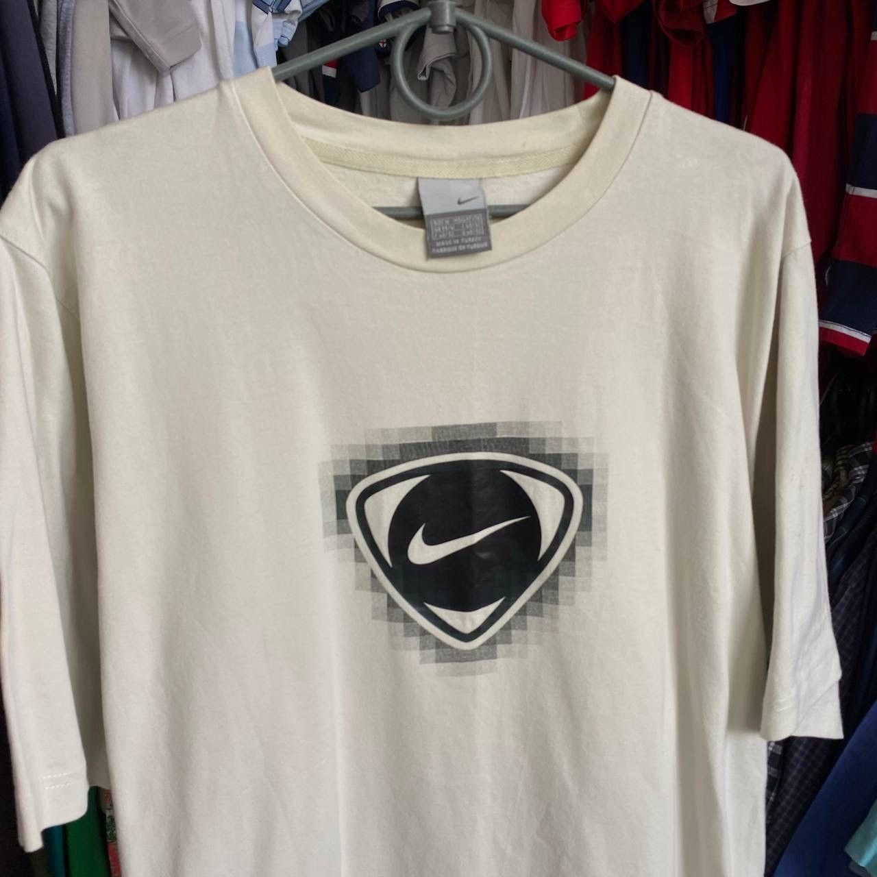 Nike × Vintage Vintage Nike Big Swoosh 3D logo streetwear tee Size US M / EU 48-50 / 2 - 2 Thumbnail