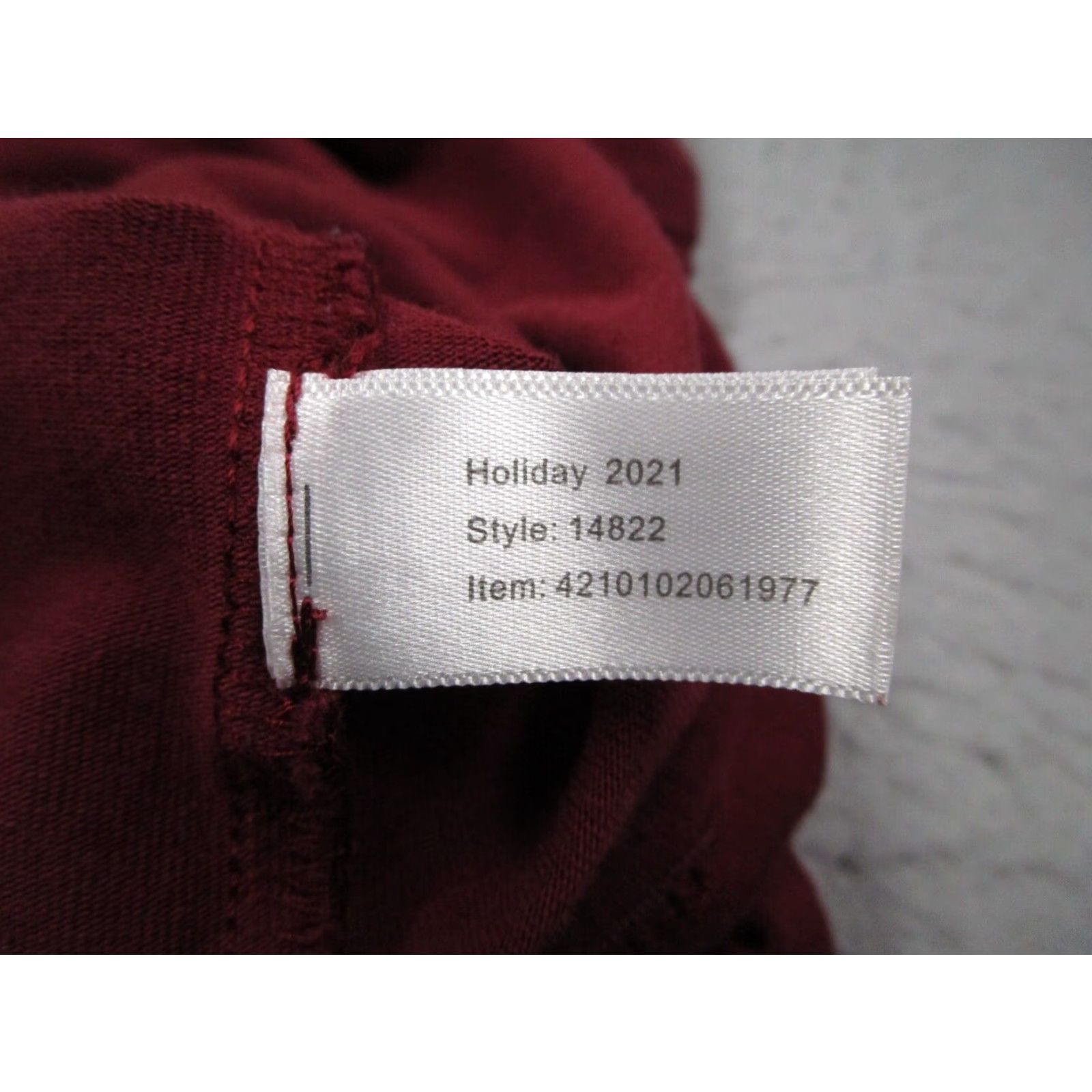 Marine Layer Marine Layer Mens Red 1/4 Zip Sweater Large Cotton Blend Preppy Golf Hike Travel Size US L / EU 52-54 / 3 - 4 Thumbnail