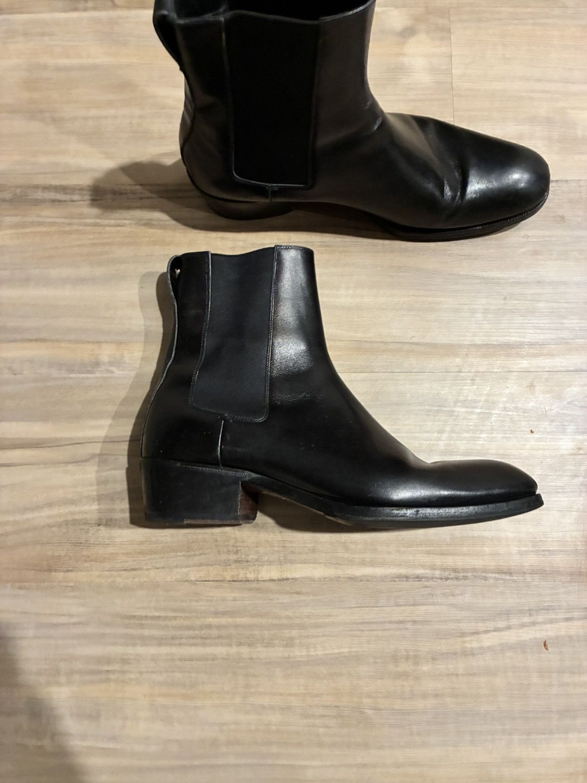 Tom Ford Tom Ford Mens Burnished Leather Chelsea Boot Size US 11 / EU 44 - 2 Thumbnail
