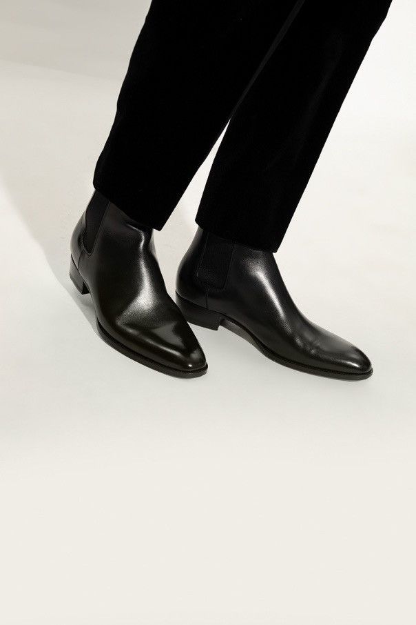 Saint Laurent Paris SAINT LAURENT Marrakesh Ankle Leather Boots Size EU 39.5 Size US 6.5 / EU 39-40 - 1 Thumbnail