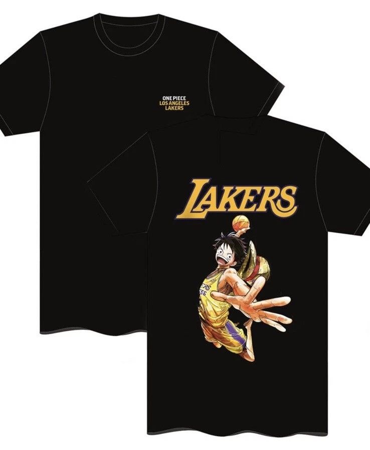 ONE PIECE × LAKERS コラボTシャツ & ポスター ONE PIECE LAKERS COLLAB T SHIRT AND POSTER SET | eBay