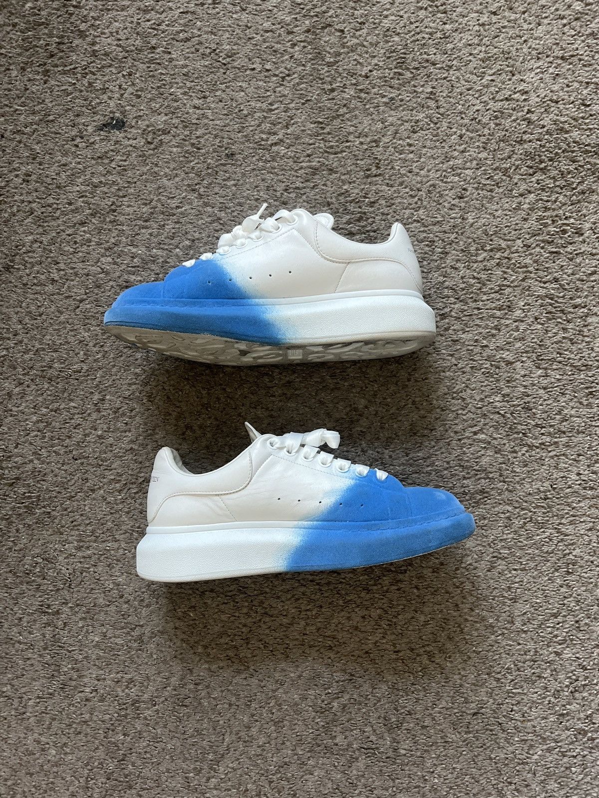 Alexander McQueen Alexander Mcqueen Oversized Sneaker (Lake Blue Nappa) Size US 9 / EU 42 - 2 Thumbnail