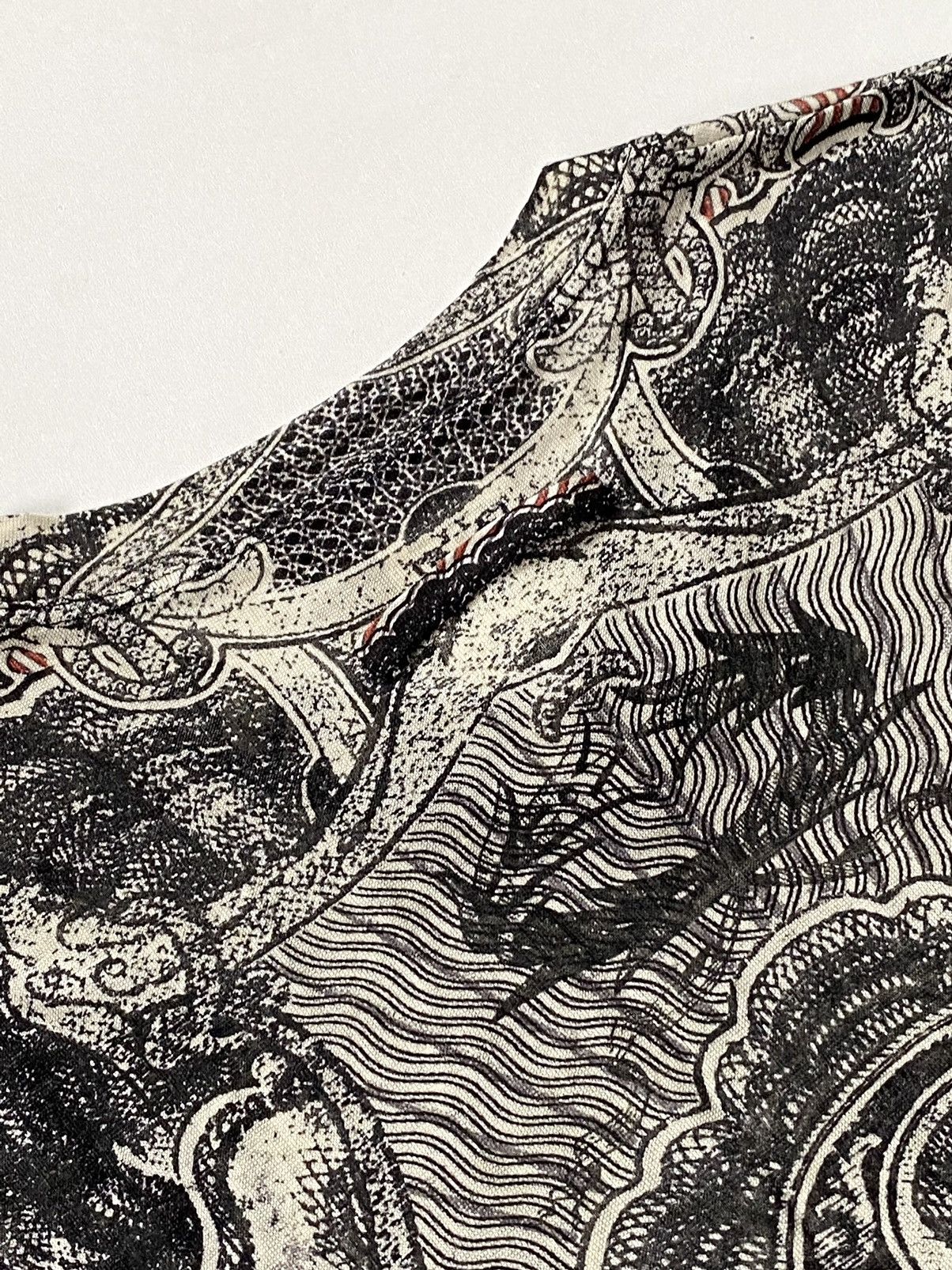 Jean Paul Gaultier SS94 Jean Paul Gaultier Dollar Banknote Tattoo Silk Mesh Top Size XS / US 0-2 / IT 36-38 - 10 Thumbnail