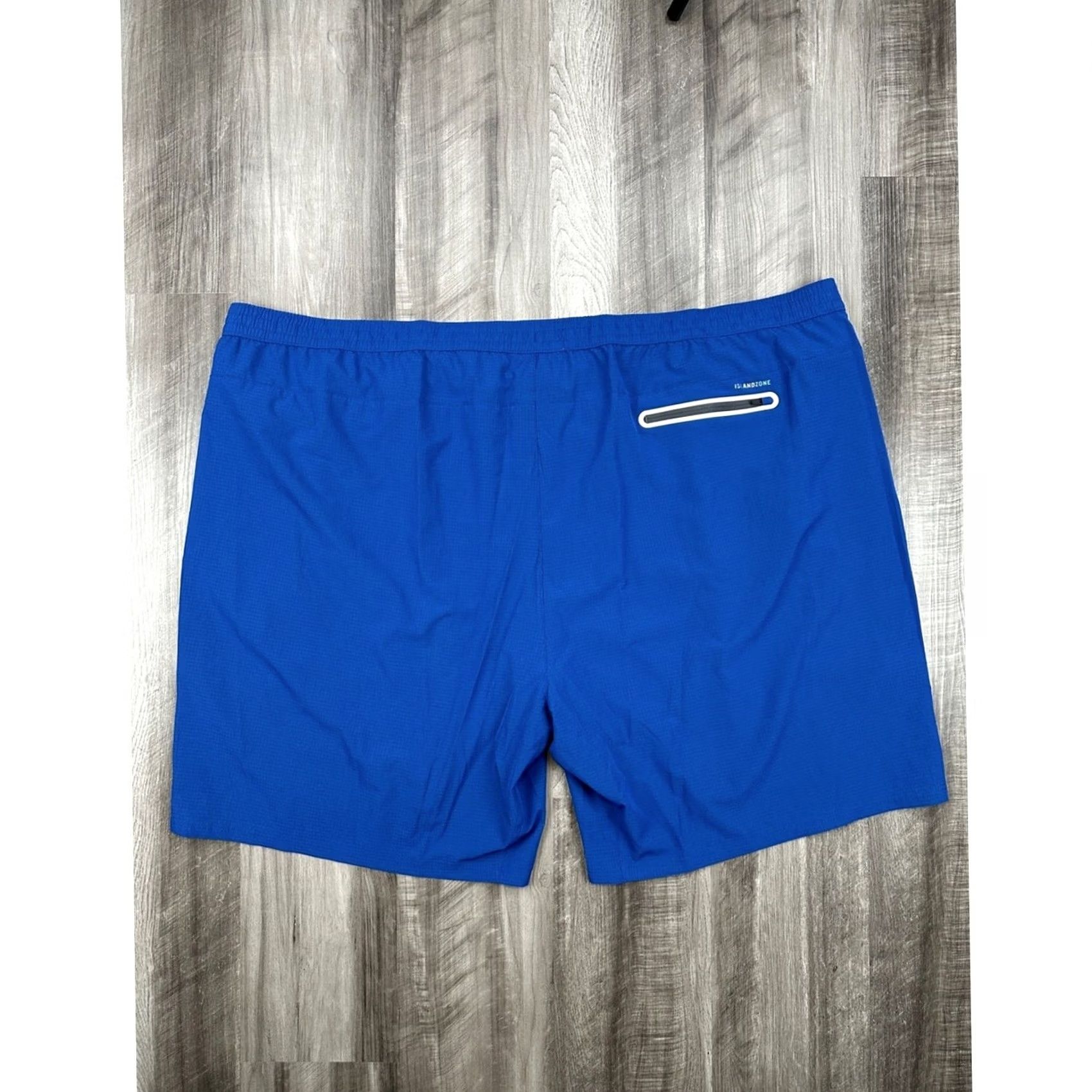 Tommy Bahama VINTAGE Tommy Bahama Island Zone Monterey Coast Cobalt Haze Lined Hybrid Shorts 5XLB Mens Big 5X Blue Pants Shorts Size US 39 - 2 Thumbnail