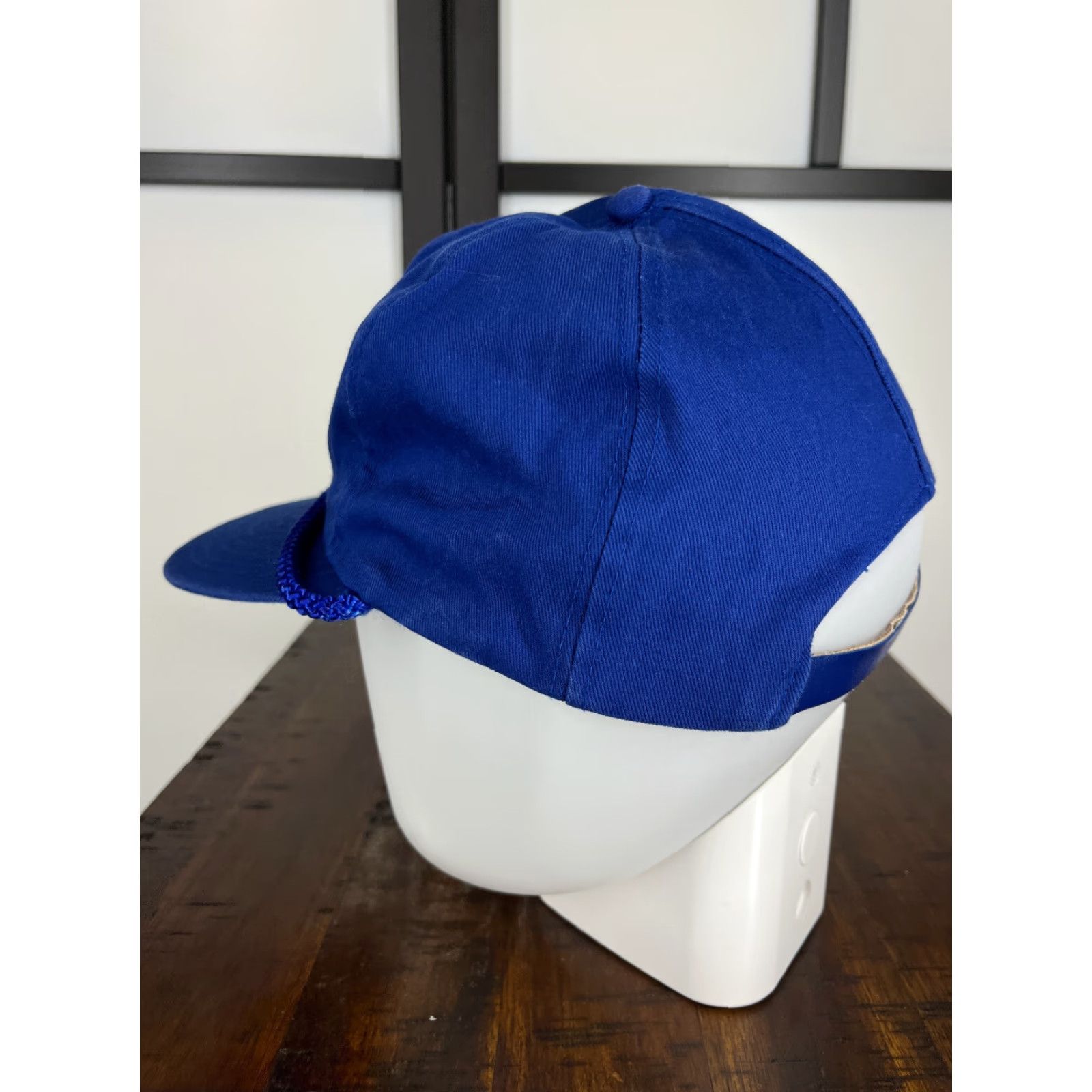 Vintage Great Salt Lake Council Hat Adult Blue Snoopy Camp Steiner BSA Cap Strap Back Size ONE SIZE - 7 Thumbnail
