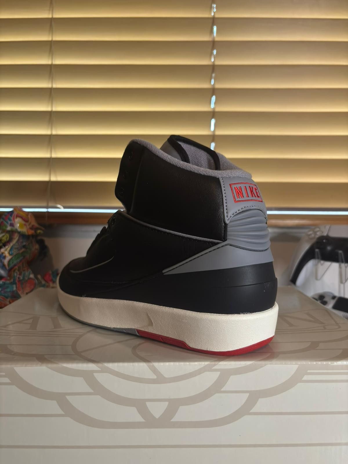Jordan Brand Nike Air Jordan 2 Retro "Black Cement" Size US 11 / EU 44 - 7 Thumbnail