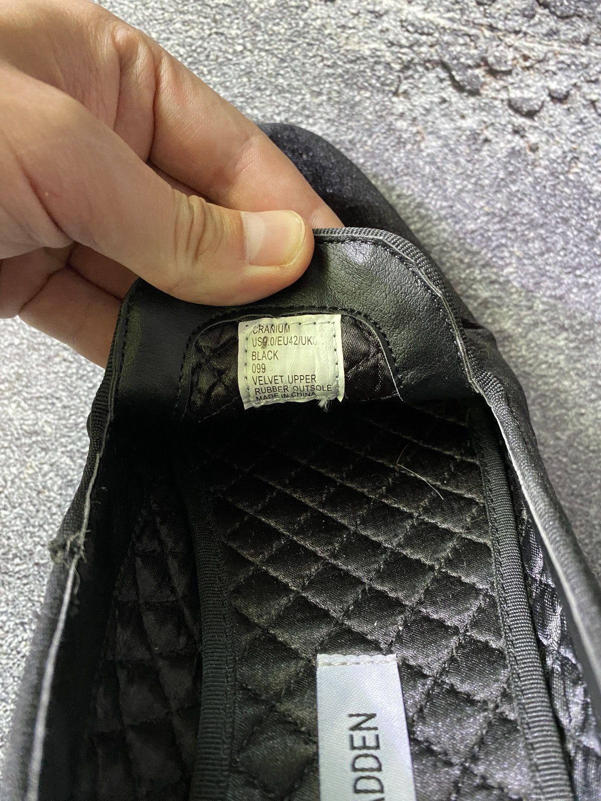 Steve Madden Philipp Plein Styled Velour Loafers with Skulls size 41 Size US 8 / EU 41 - 4 Thumbnail