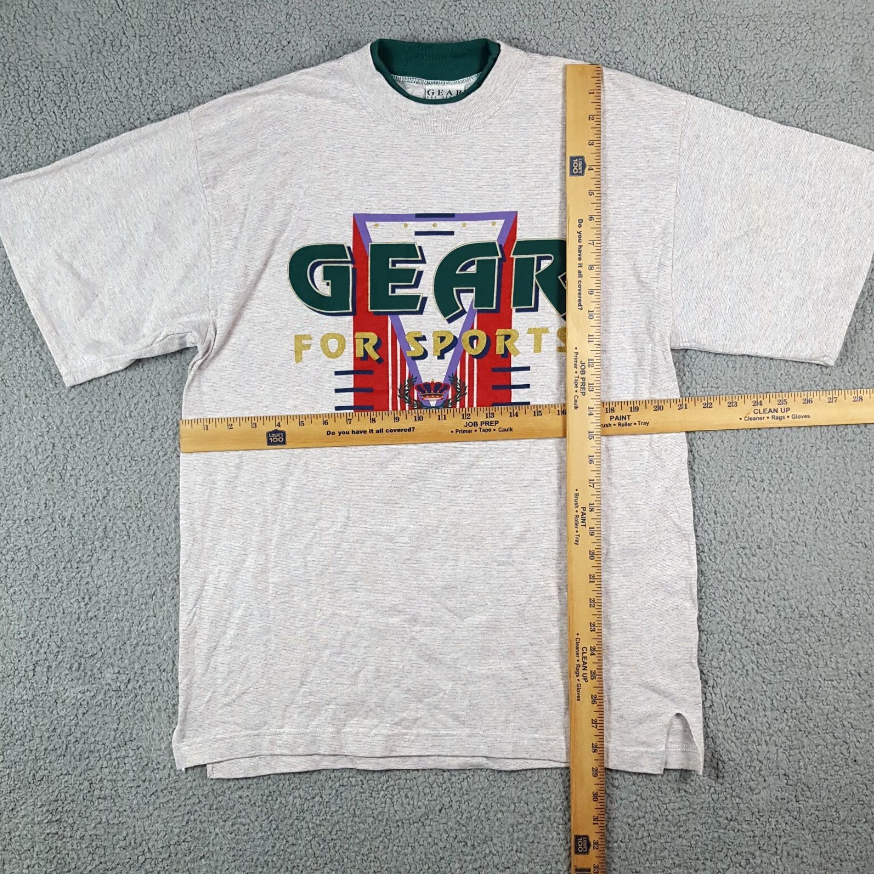 Spell VINTAGE Gear For Sports T-Shirt Men L Gray Y2K 90s 00s Retro Embroidered Logo Sports Basketball Relaxed Fit Size US L / EU 52-54 / 3 - 7 Thumbnail