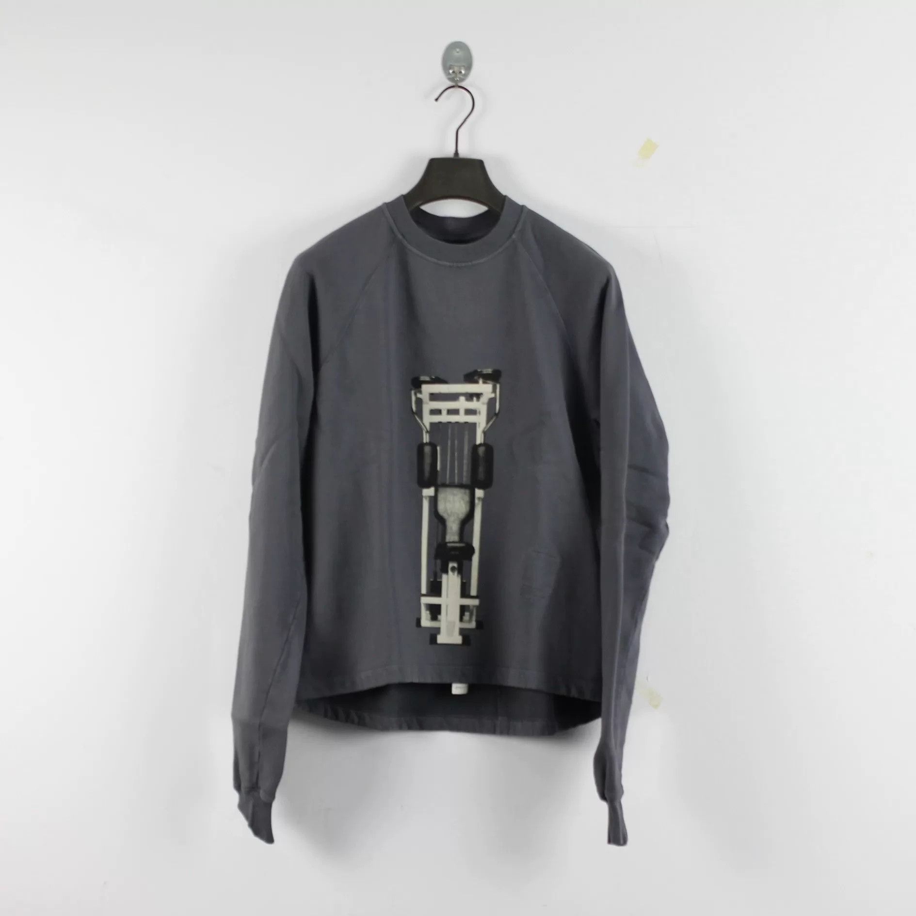 Rick Owens rick owens butterfly print sweatshirt in gray Size US M / EU 48-50 / 2 - 1 Thumbnail