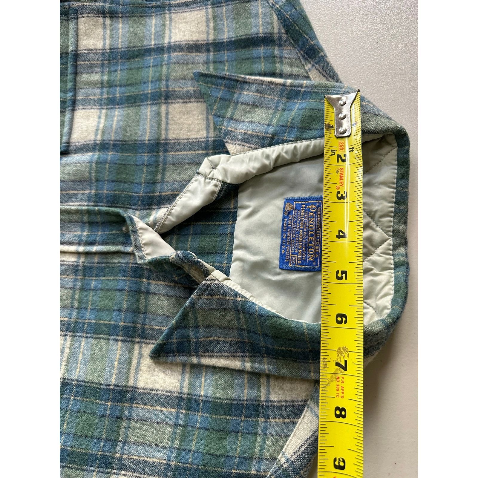 Pendleton Pendleton Wool Shirt Mens Size 15 1/2 Plaid Made in USA 70s Size US M / EU 48-50 / 2 - 5 Thumbnail