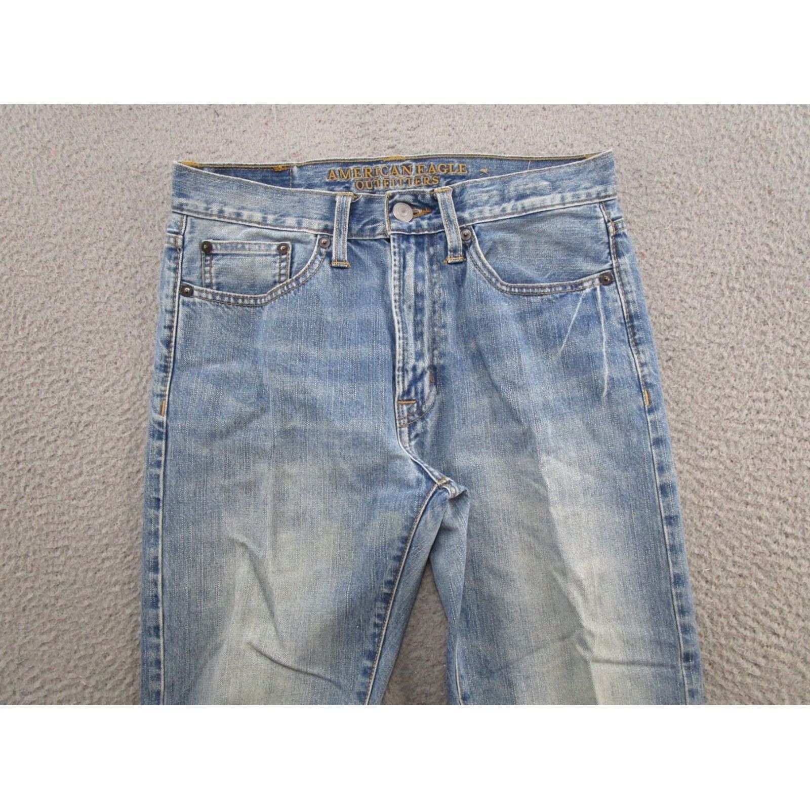 American Eagle Outfitters American Eagle Outfitters Jeans Mens Size 29x32 Blue Denim 5-Pocket Tapered Casual Cotton Pants Size US 29 - 3 Thumbnail
