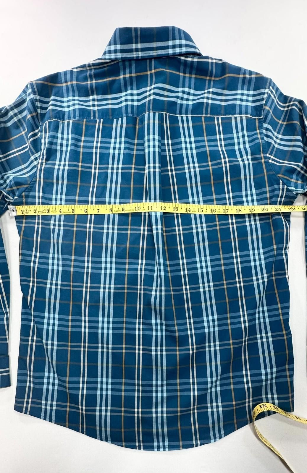 Eddie Bauer Eddie Bauer Classic Fit Plaid Oxford Button Up Mens Blue M Size US M / EU 48-50 / 2 - 4 Thumbnail