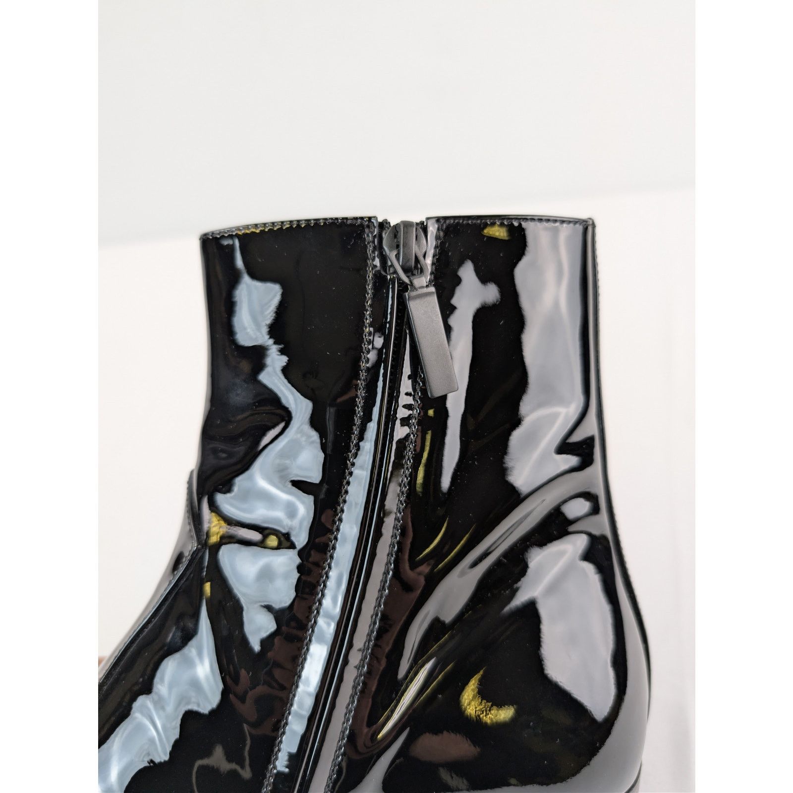 Saint Laurent Paris o1rshd1 Wyatt 40 Zip Booties Boots in Nero 41 Size US 8 / EU 41 - 15 Thumbnail