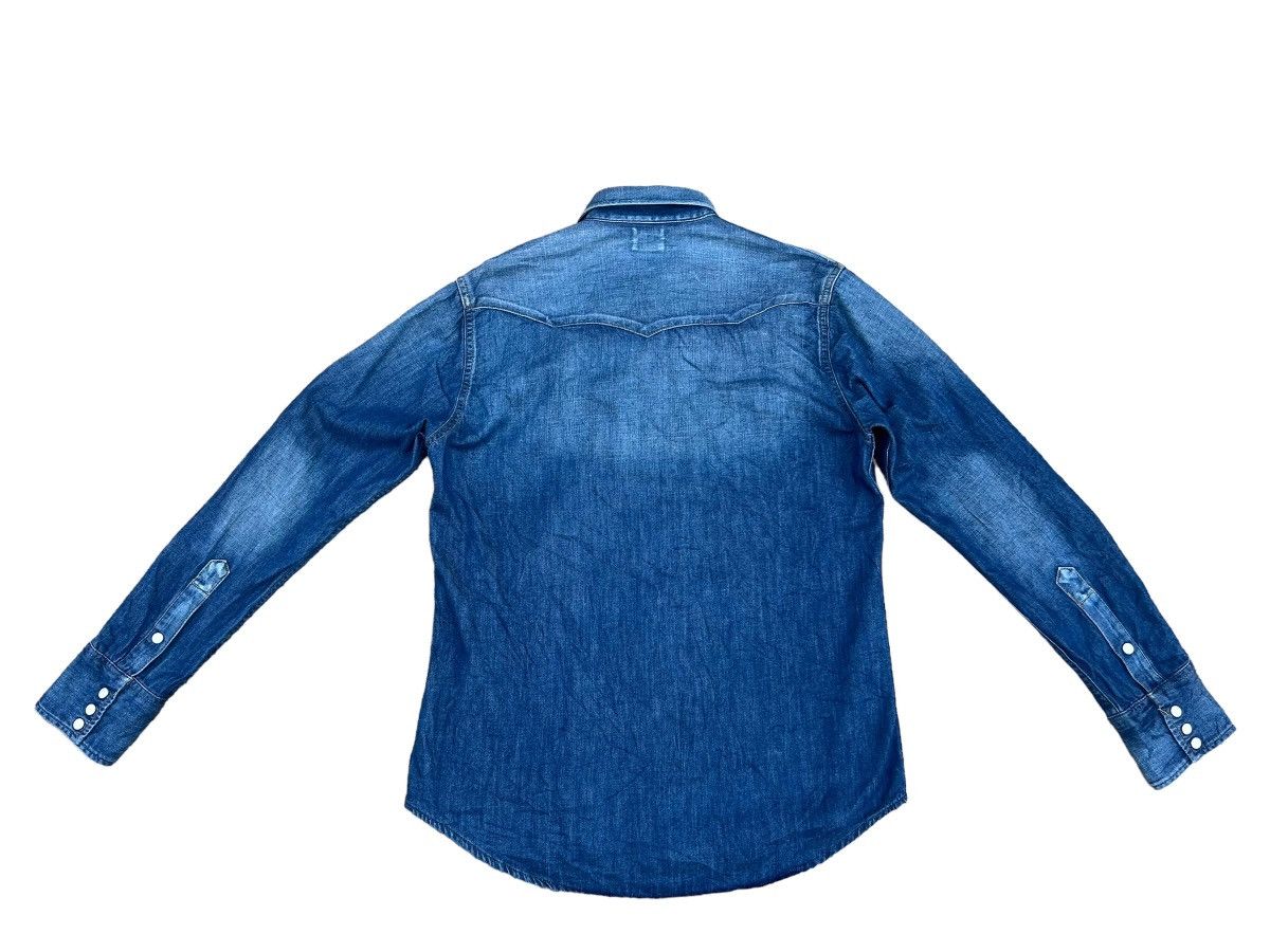 Wrangler Vintage Wrangler Blue Bell Denim Western Shirt Size US M / EU 48-50 / 2 - 2 Thumbnail
