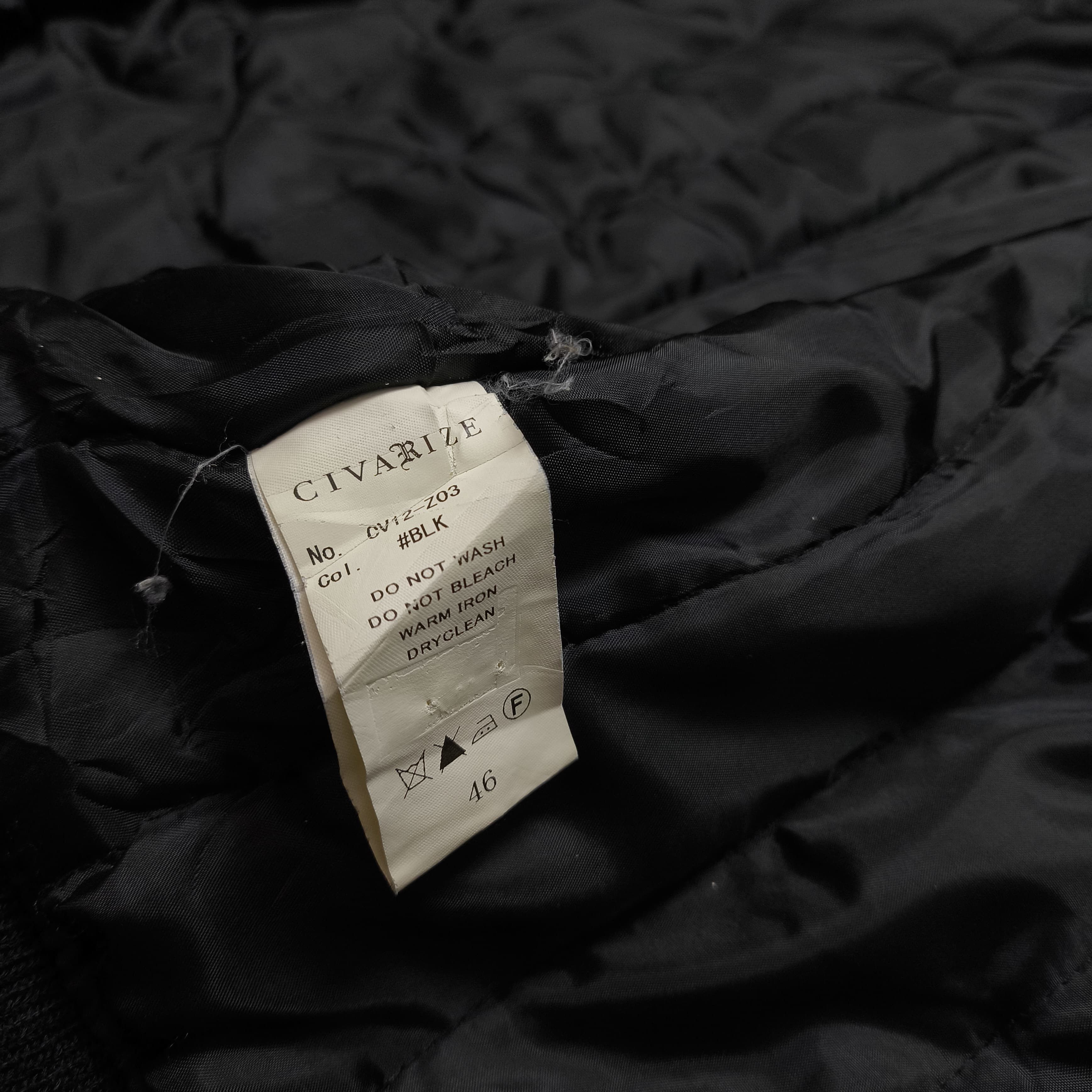 14th Addiction 2000s Japanese brand Civarize Waxed Fur Trim Jacket Size US S / EU 44-46 / 1 - 15 Thumbnail