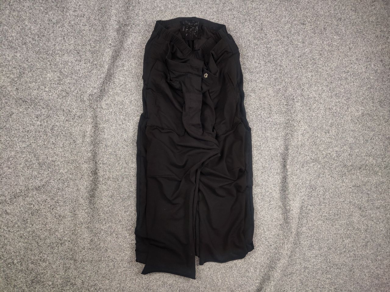 Other Barbara Speer Design Avant Garde Harem Black double Pants Size 32" / US 10 / IT 46 - 1 Thumbnail