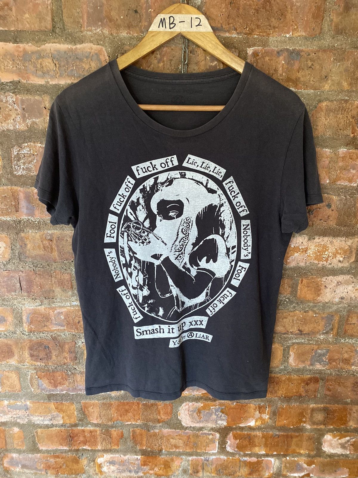 Hysteric Glamour 2000s Electrical Brigade Sex Punk Riot Pinup bom tee Size US M / EU 48-50 / 2 - 2 Thumbnail
