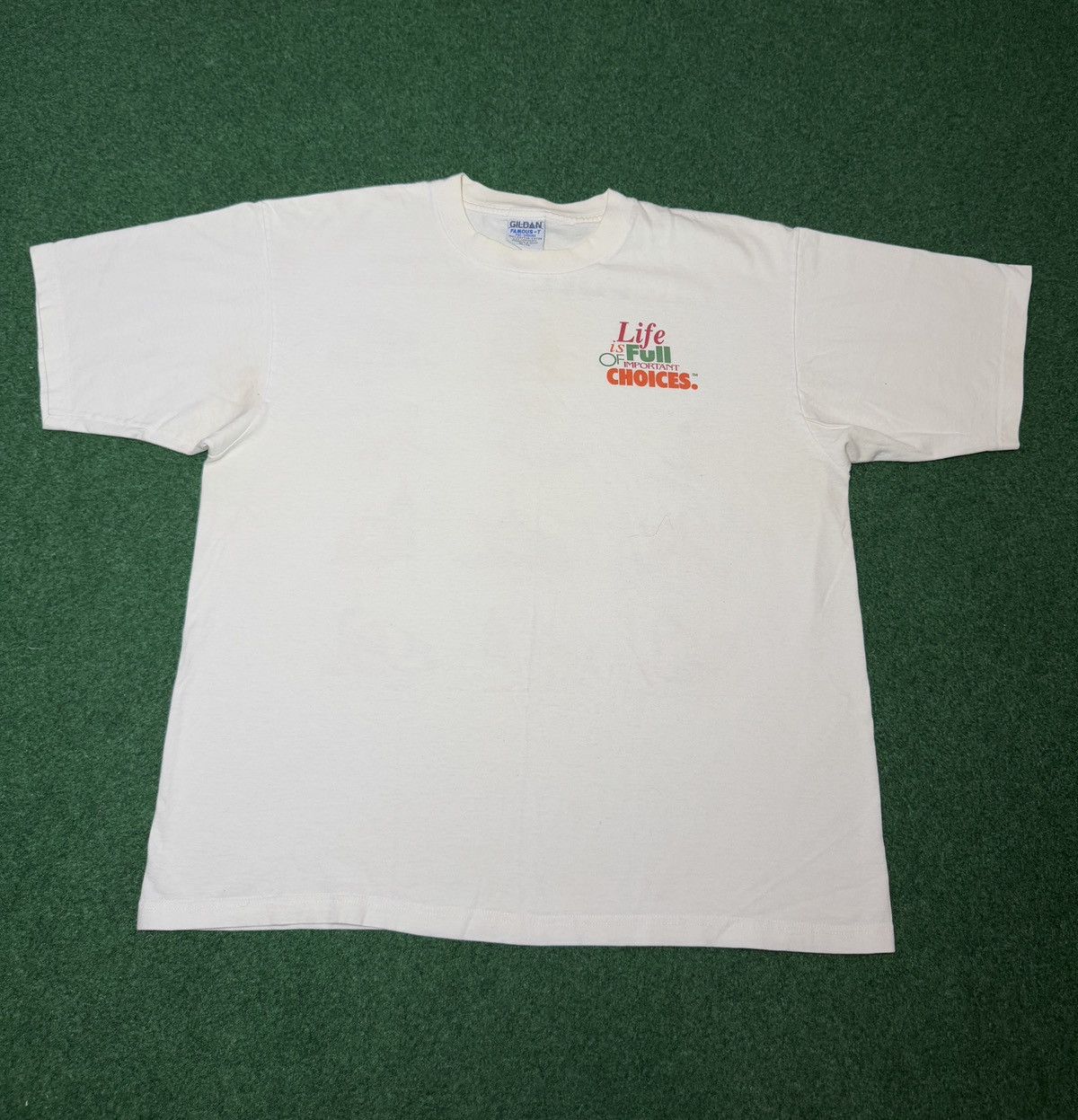 Vintage Vintage 90s Alcohol Drinking Important Choices T Shirt Size US XL / EU 56 / 4 - 4 Thumbnail