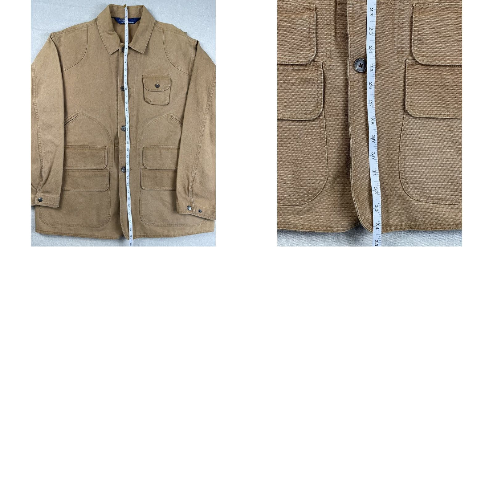 Polo Ralph Lauren VINTAGE Polo Ralph Lauren CANVAS HUNTING Jacket Mens L Brown 90s Utility Hunting Man Mens 90s Size US L / EU 52-54 / 3 - 8 Thumbnail
