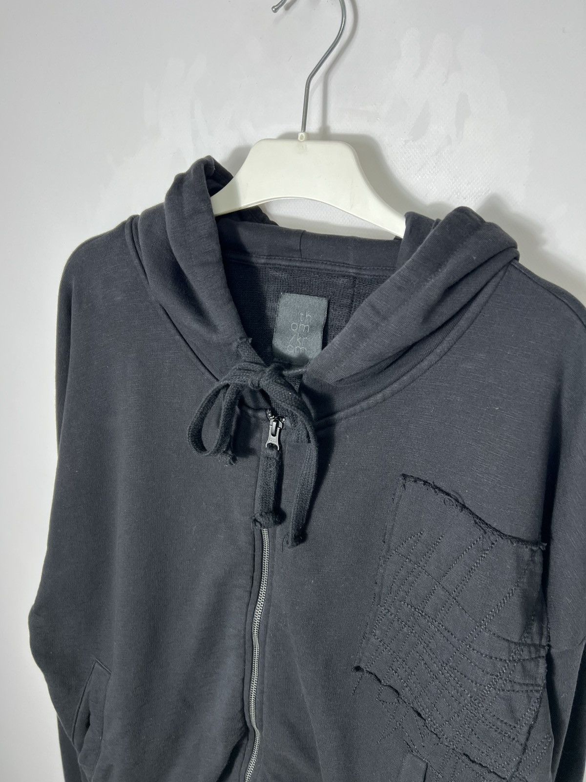 Thom Krom Vintage y2k Avant garde opium Thom Krom Oversized Zip Hoodie Size US S / EU 44-46 / 1 - 4 Thumbnail