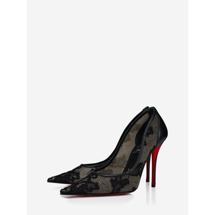 Christian Louboutin Miss Z Mesh 100 Pumps Black New & Authen, Women's (Size 8) — image 3 of 5