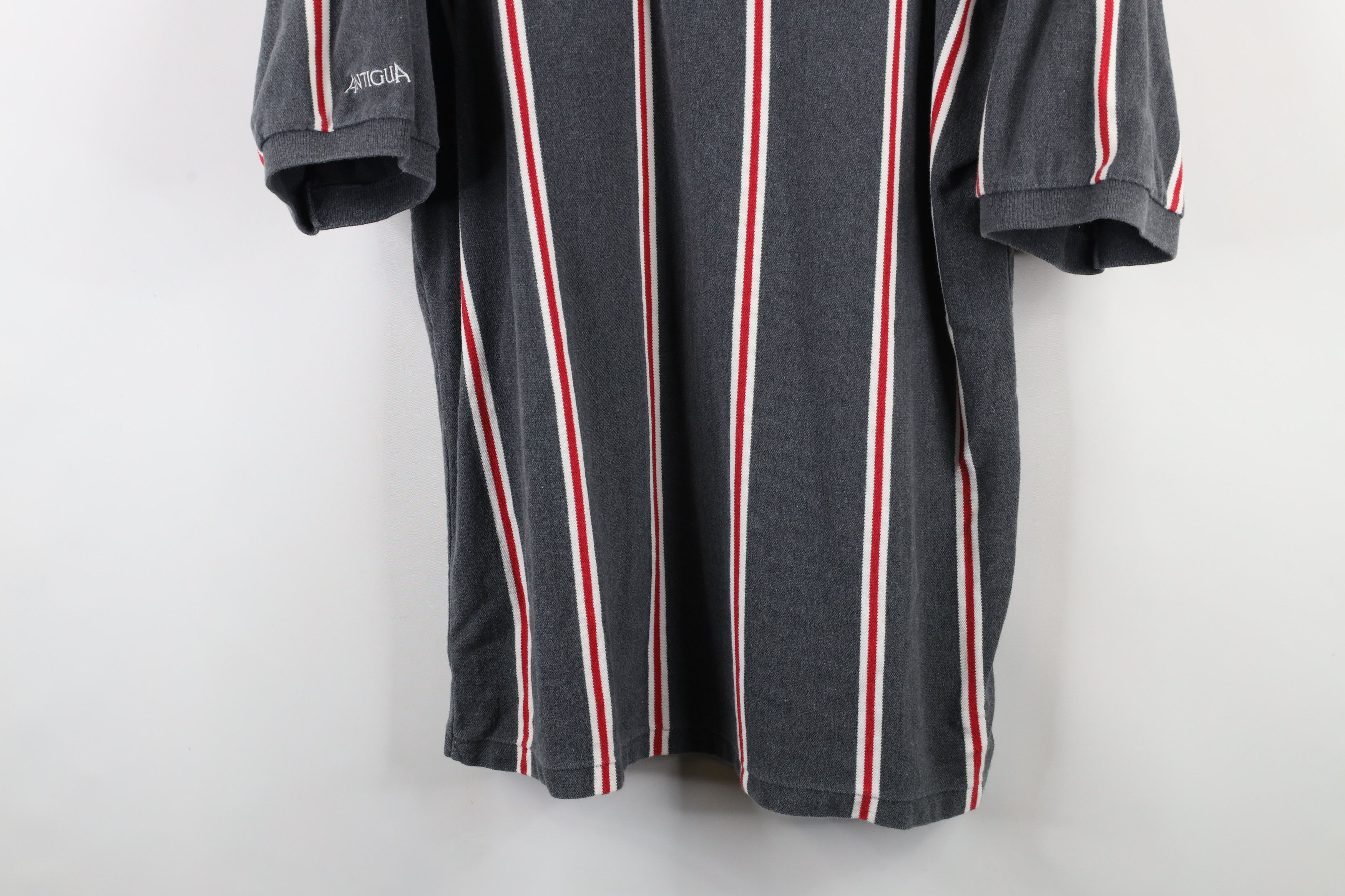 Vintage Vintage 90s Spell Ohio State University Striped Polo Shirt Size US XL / EU 56 / 4 - 3 Thumbnail