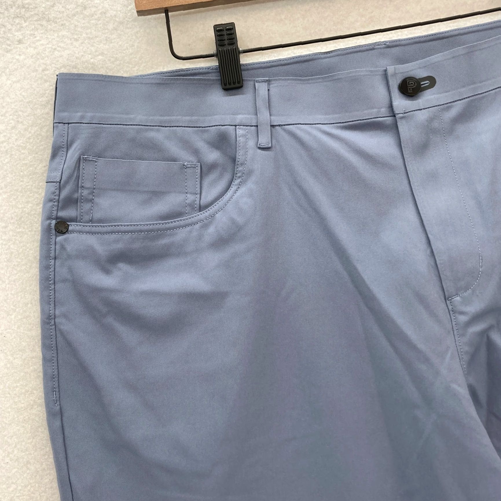Vintage Public Rec Workday Pant 2.0 Mens 42x32 Blue Straight Leg Stretch 5-Pocket Casual Size US 42 / EU 58 - 2 Thumbnail