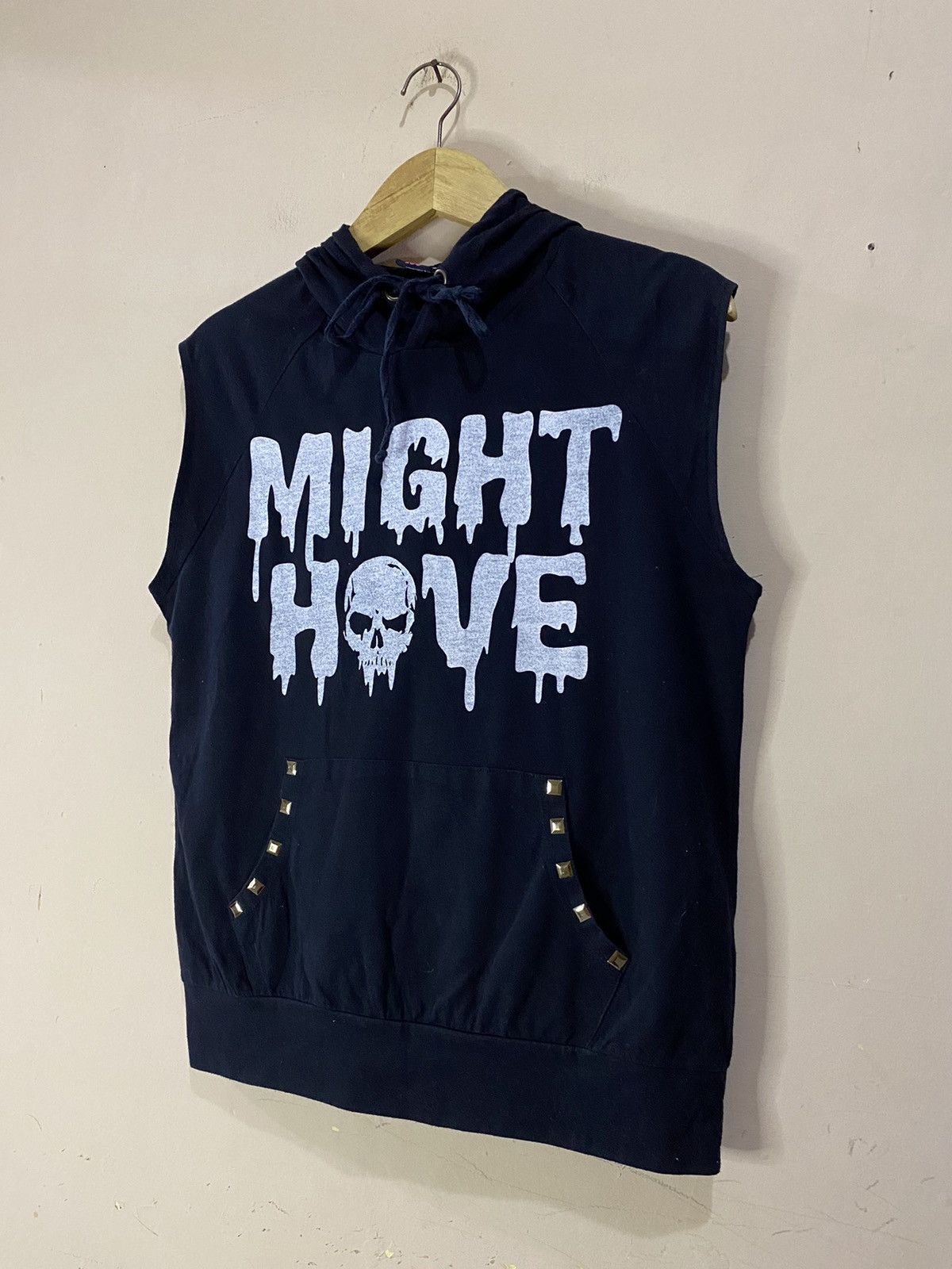 Seditionaries Y2K Might Have Skulls Studded Hoodie Sleeveless Size US M / EU 48-50 / 2 - 2 Thumbnail