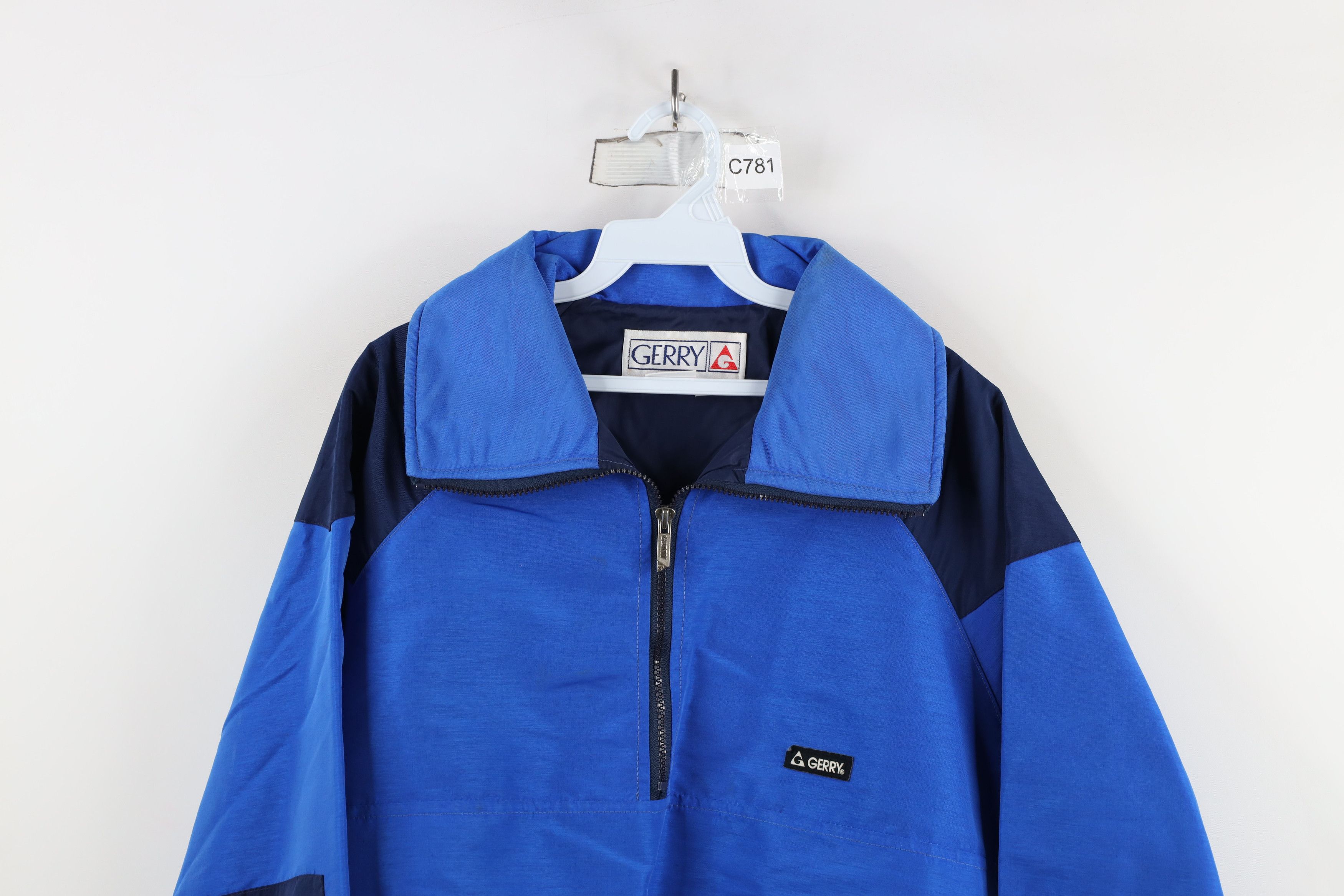 Vintage Vintage 80s 90s Streetwear Half Zip Pullover Jacket USA Size US M / EU 48-50 / 2 - 2 Thumbnail