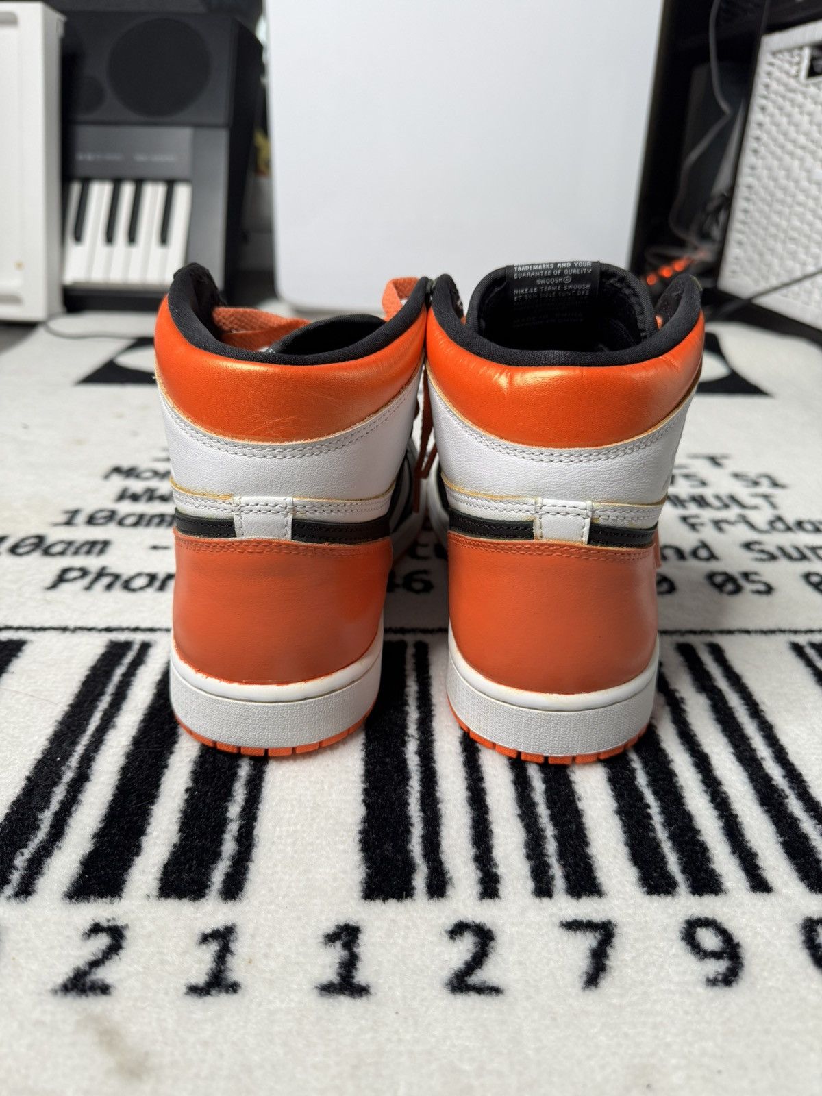 Nike Air Jordan 1 Retro High OG Shattered 3.0 Custom Size US 10.5 / EU 43-44 - 5 Thumbnail