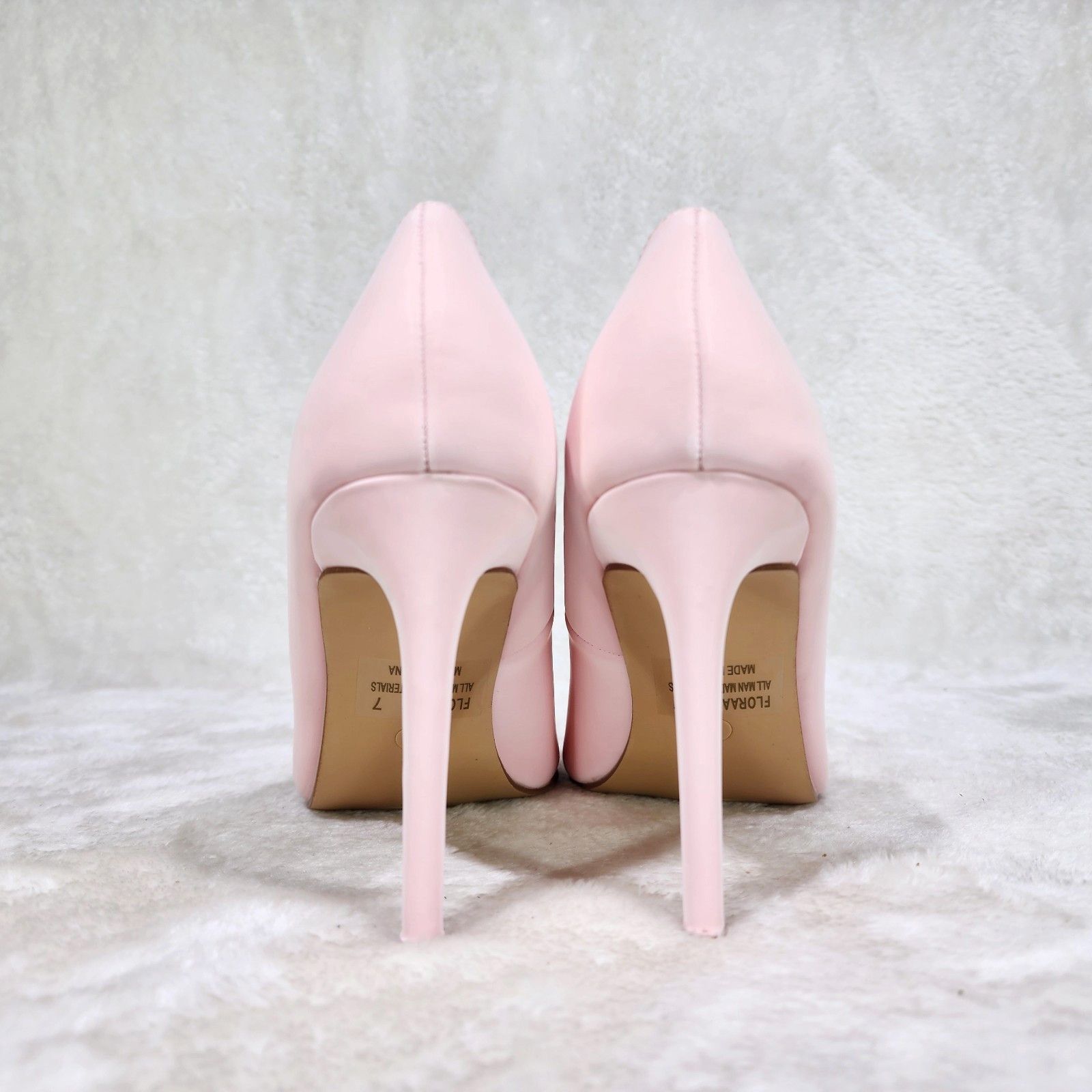 Other Luminous Baby Pink High Heel Stiletto Pumps Evening Party Sh Size US 9 / IT 39 - 3 Thumbnail