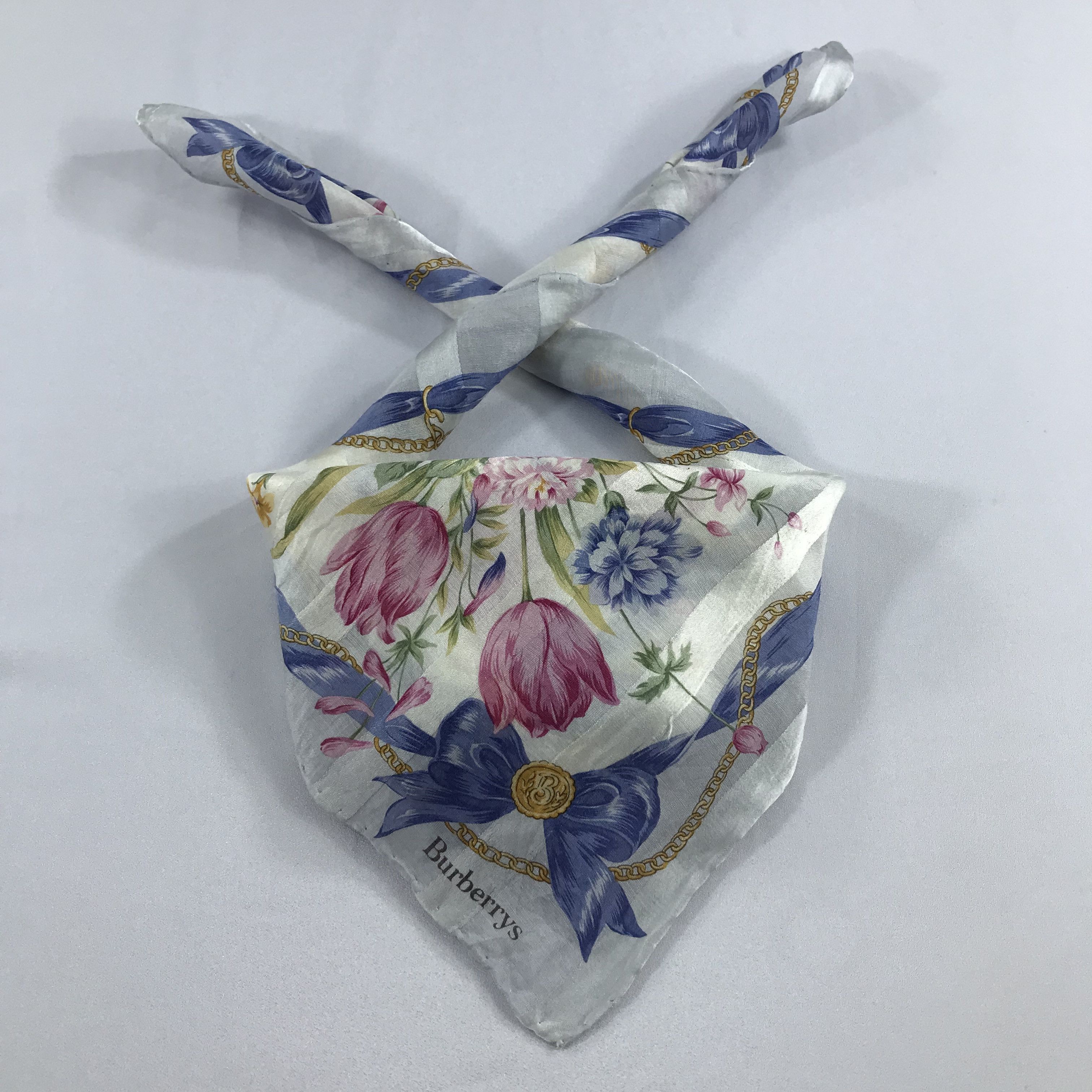 Burberry × Vintage Burberry Bandana / Handkerchief / Neckerchief - S2013 Size ONE SIZE - 3 Thumbnail