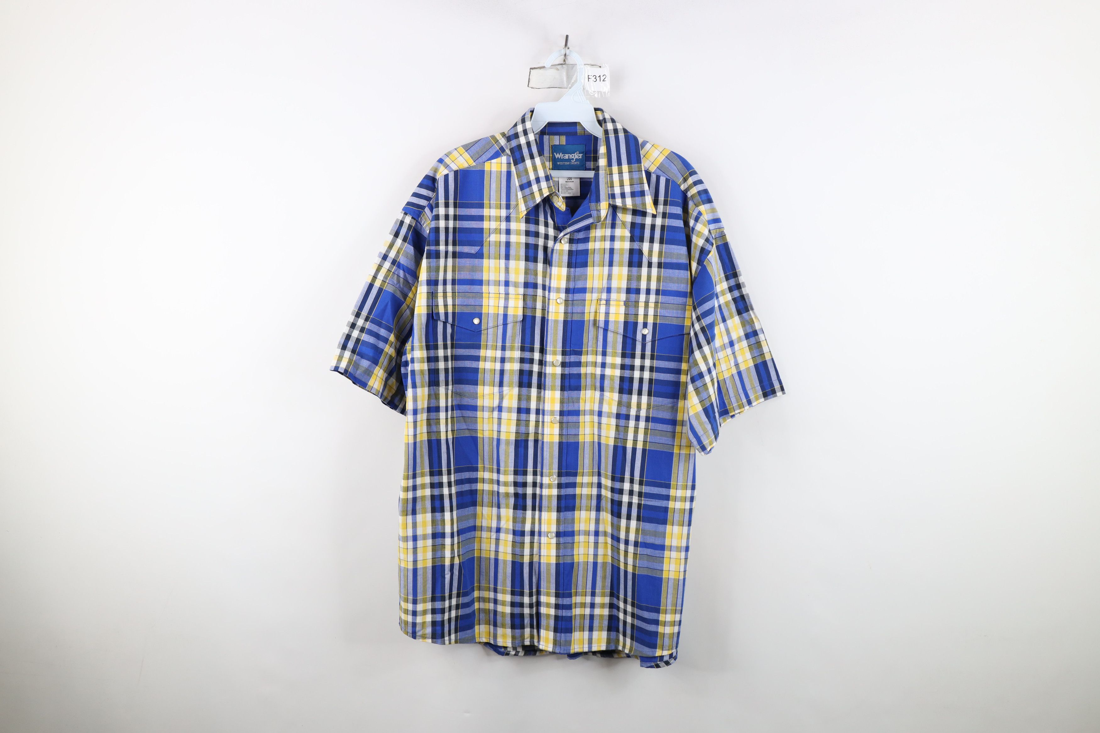 Wrangler Vintage 90s Wrangler Rodeo Cowboy Short Sleeve Button Shirt Size US L / EU 52-54 / 3 - 1 Thumbnail