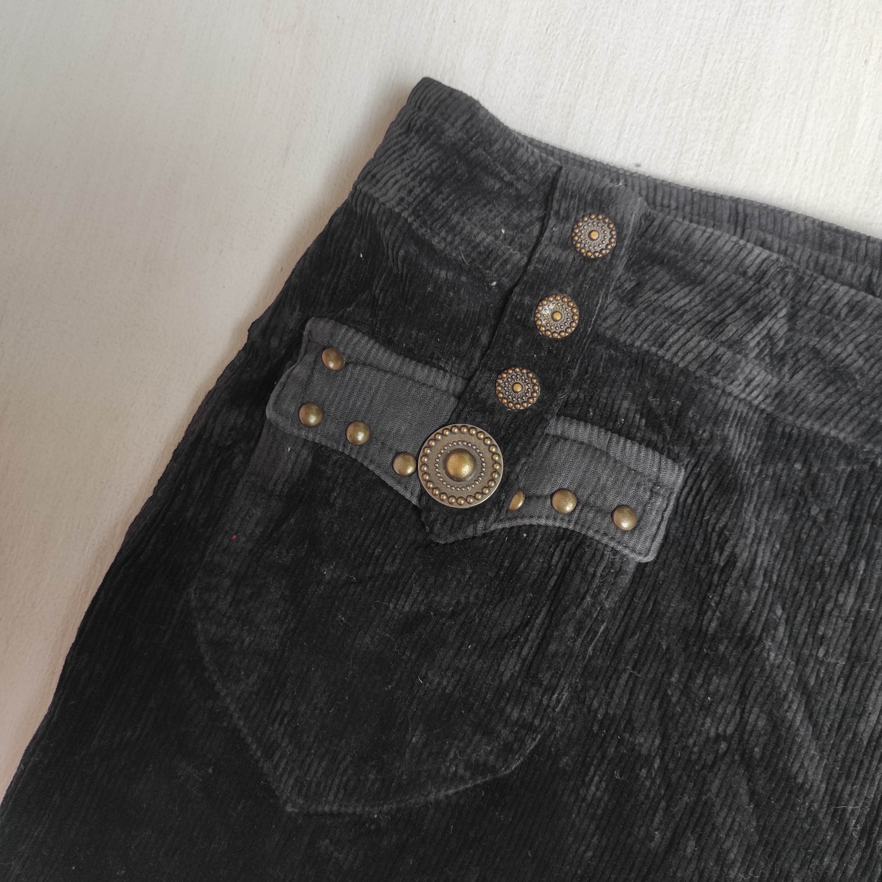 If Six Was Nine Flare Georgia Childe Corduroy Embroidered Pants Size US 30 / EU 46 - 11 Thumbnail