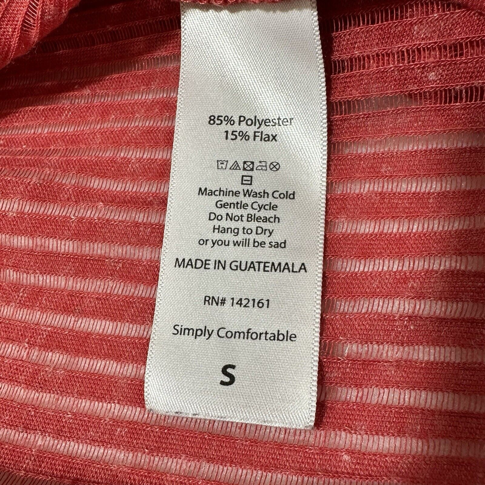 Other LuLaRoe Small Cardigan Sweater Open Front Pink Flax Blend Size S / US 4 / IT 40 - 4 Thumbnail