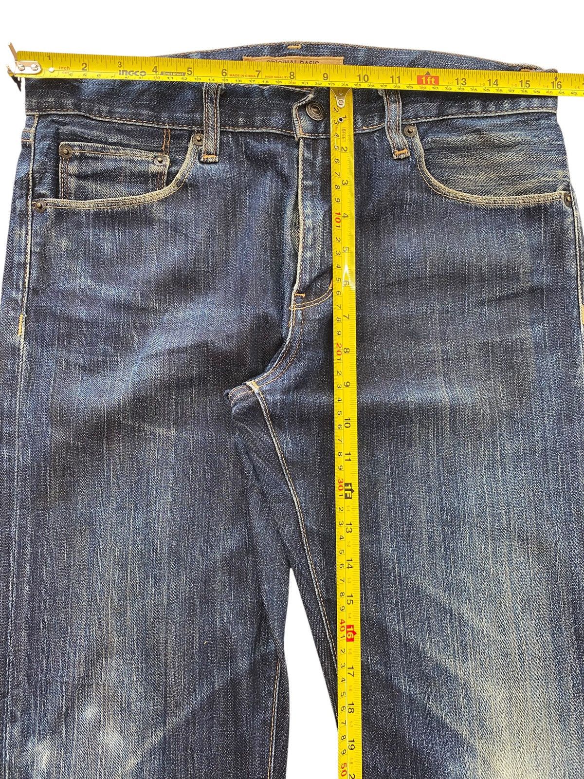 Uniqlo Uniqlo Blue Wash Style Straight Leg Jeans Size US 32 / EU 48 - 6 Thumbnail
