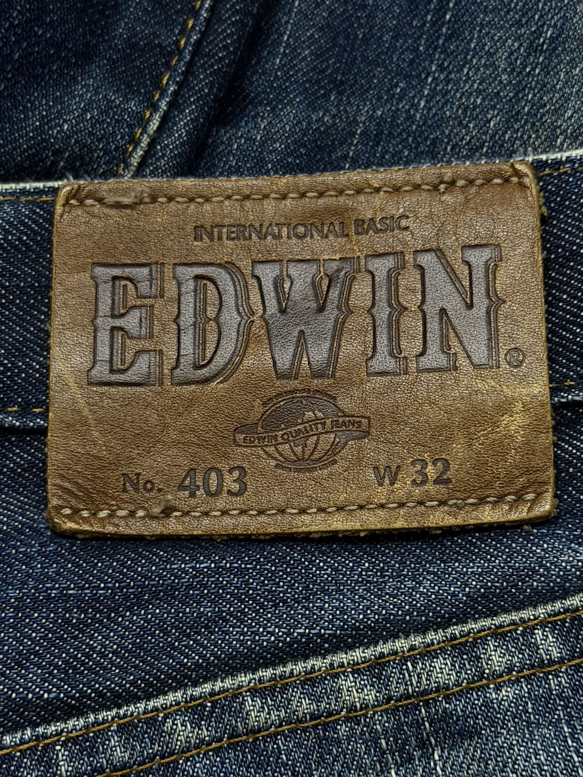 Edwin Vintage Edwin 403 Japan Denim Jeans | Vintage Straight | W32 Size US 32 / EU 48 - 11 Thumbnail