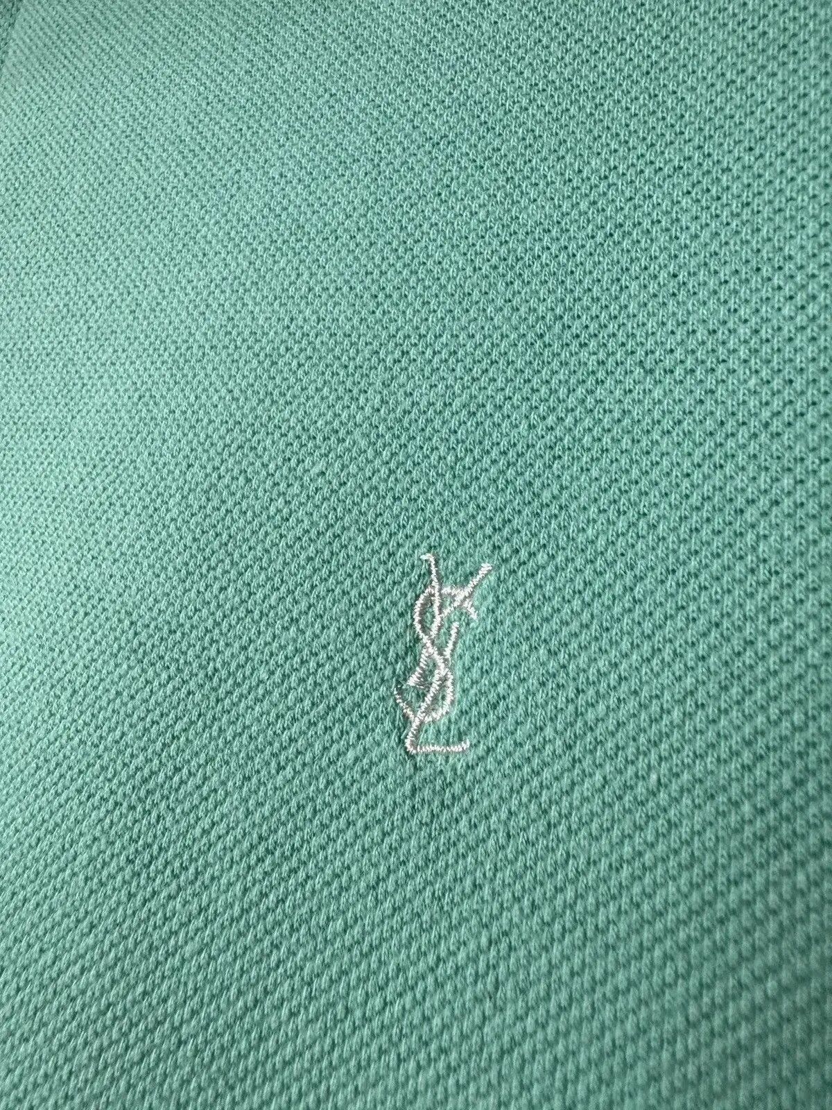 Vintage × Yves Saint Laurent ‼️Vintage Yves Saint Laurent Tee Men Quarter Zip Polo Logo Size US L / EU 52-54 / 3 - 6 Thumbnail