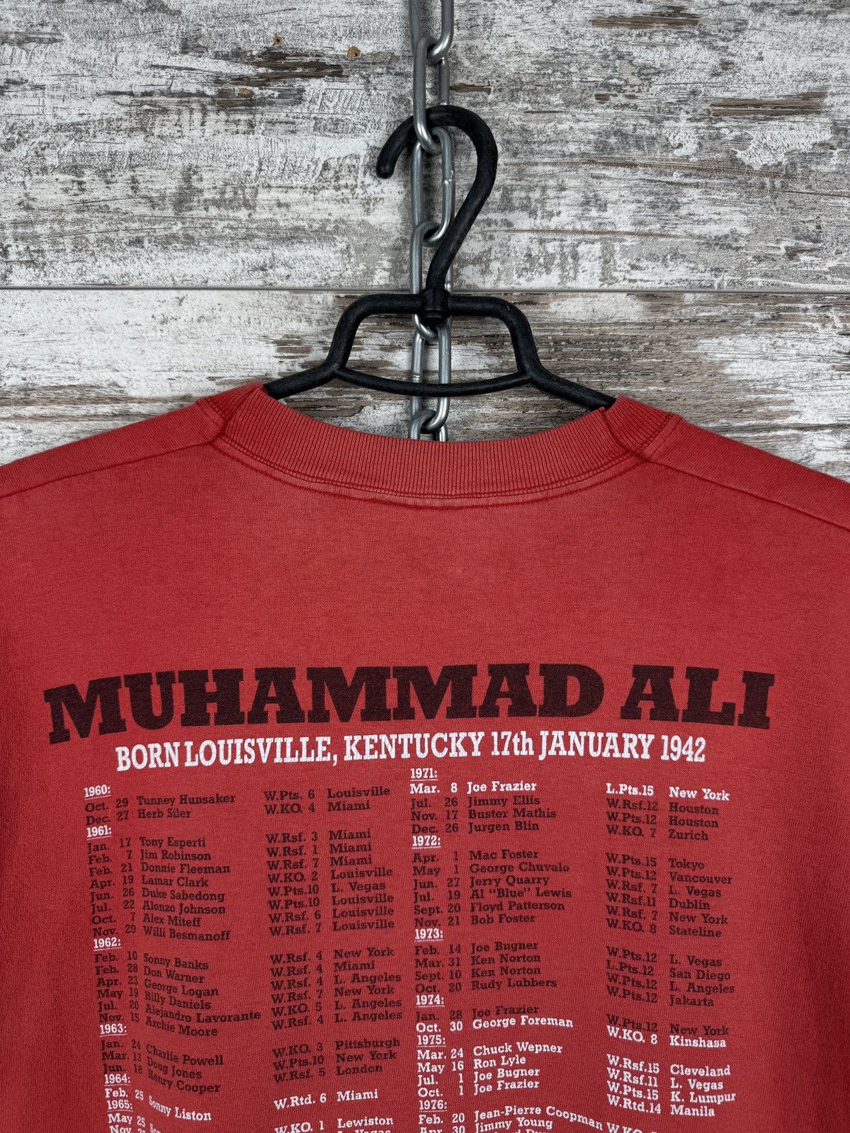Lonsdale × Vintage Mens Vintage Lonsdale Muhammad Ali T-shirt 1997 tee rare Size US XL / EU 56 / 4 - 14 Thumbnail