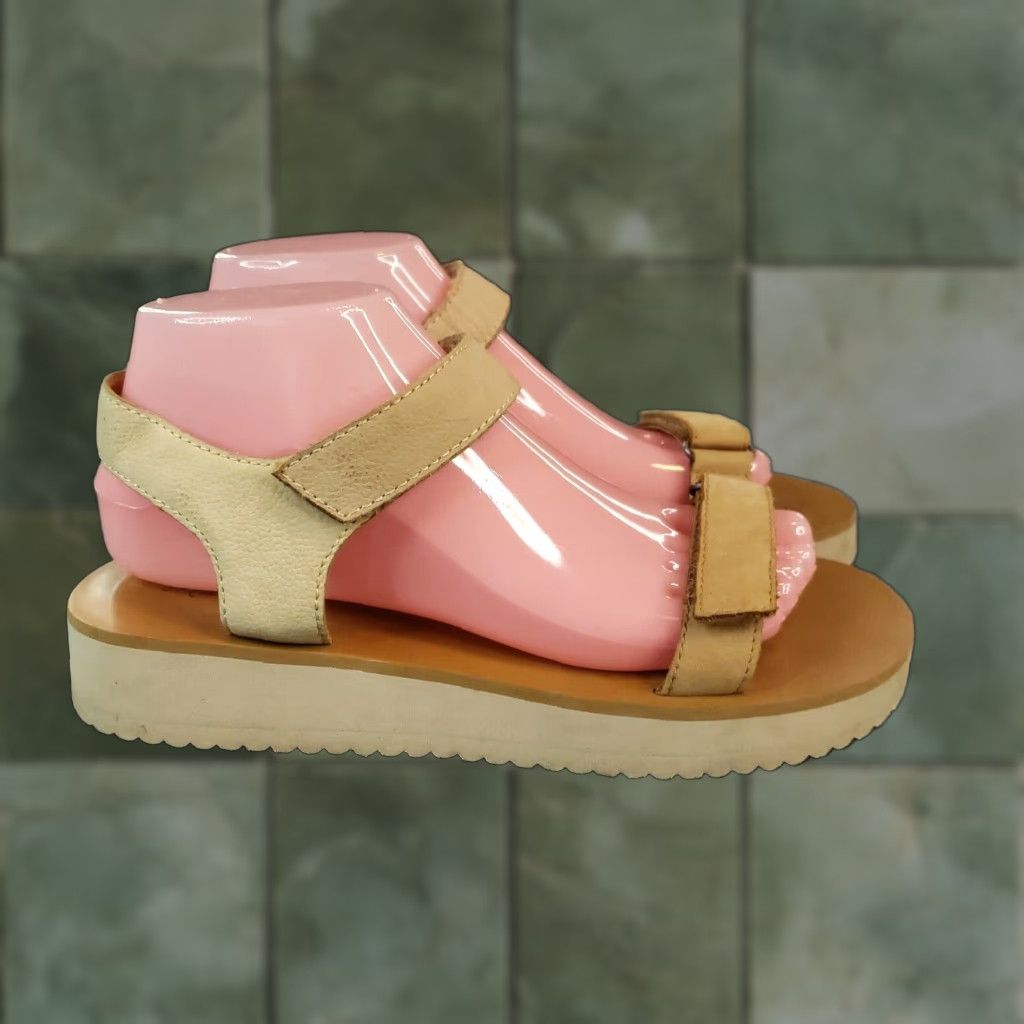 Madewell Madewell Leather Flat Sandal Womens Size 7.5 Brown Strappy Block Heel Size US 8 / IT 38 - 1 Thumbnail