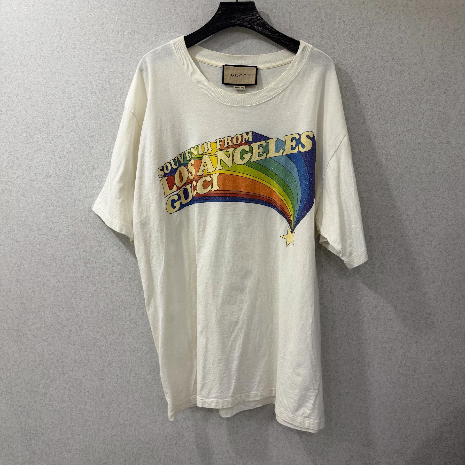 Gucci Gucci Printed Rainbow Multi T-Shirt l Men Size US L / EU 52-54 / 3 - 1 Thumbnail