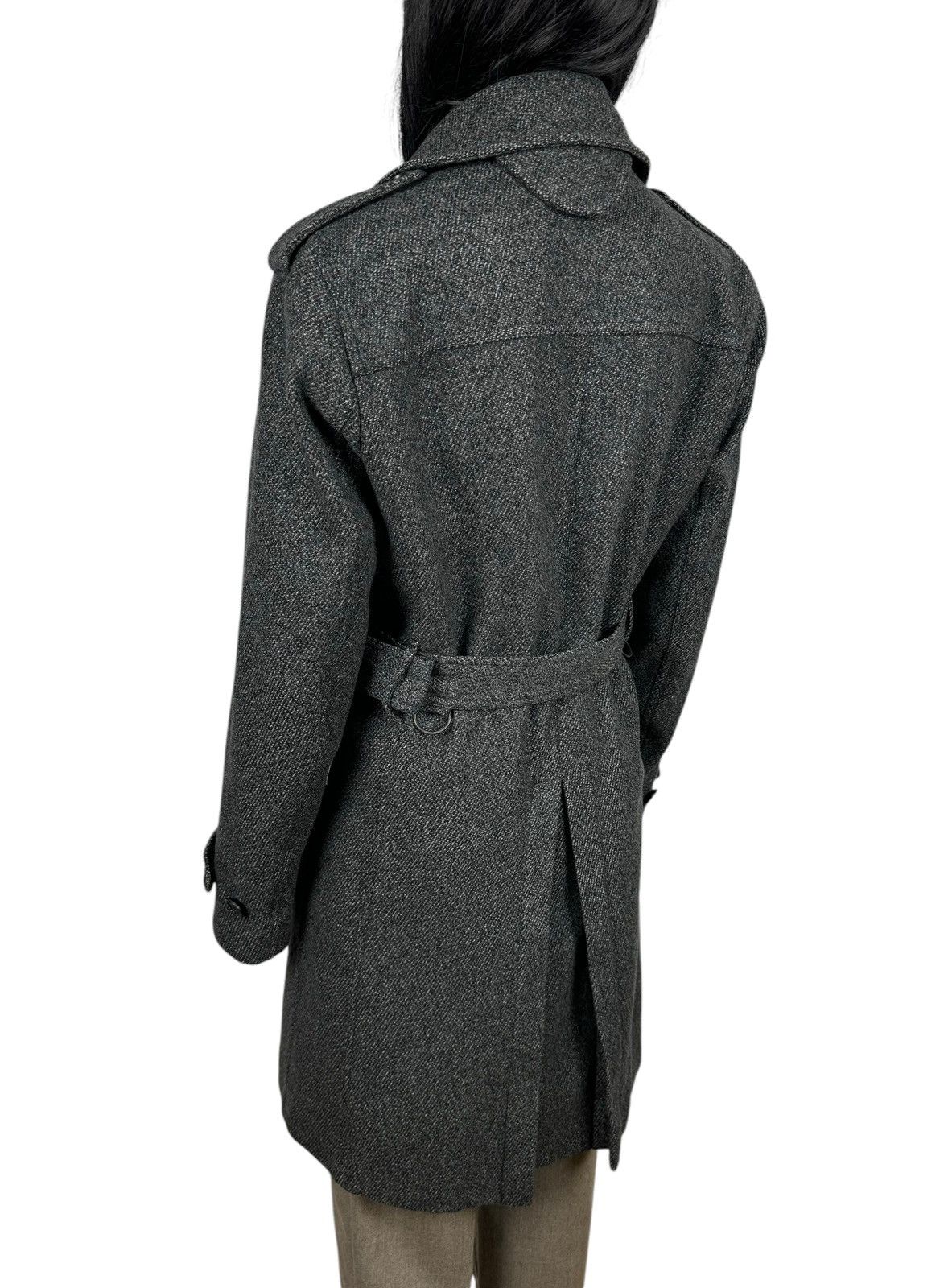 Sandro Sandro Wool Overcoat Double-Breasted Belted Coat size XS Size XS / US 0-2 / IT 36-38 - 8 Thumbnail