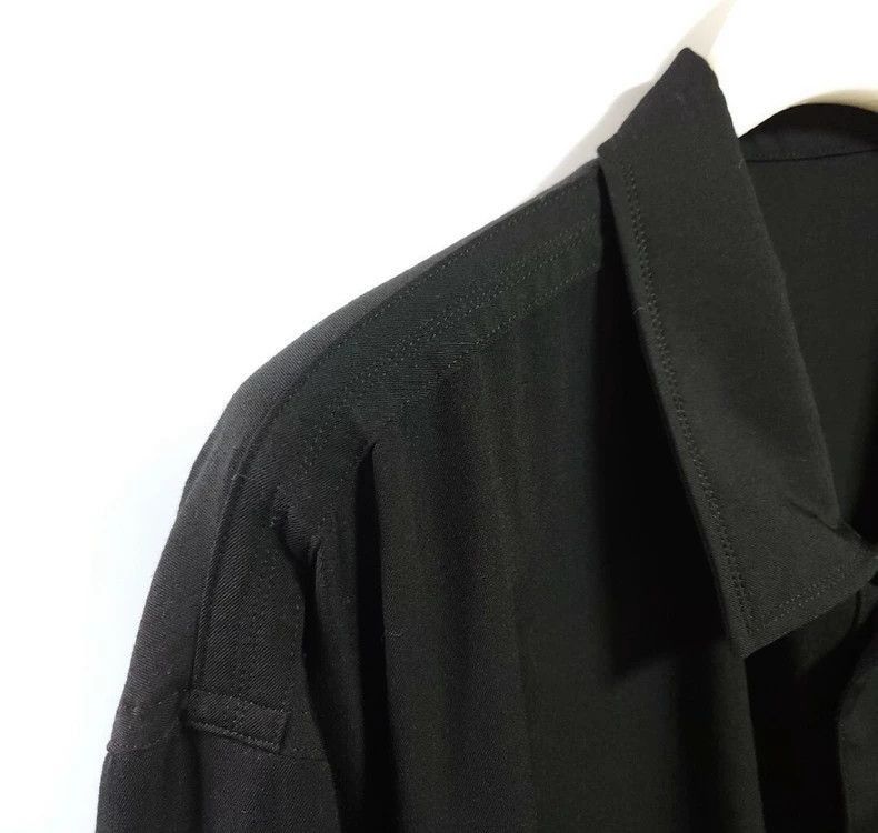 Yohji Yamamoto yohji yamamoto 2016ss wool silhouette shirt-2505 Size US XL / EU 56 / 4 - 3 Thumbnail