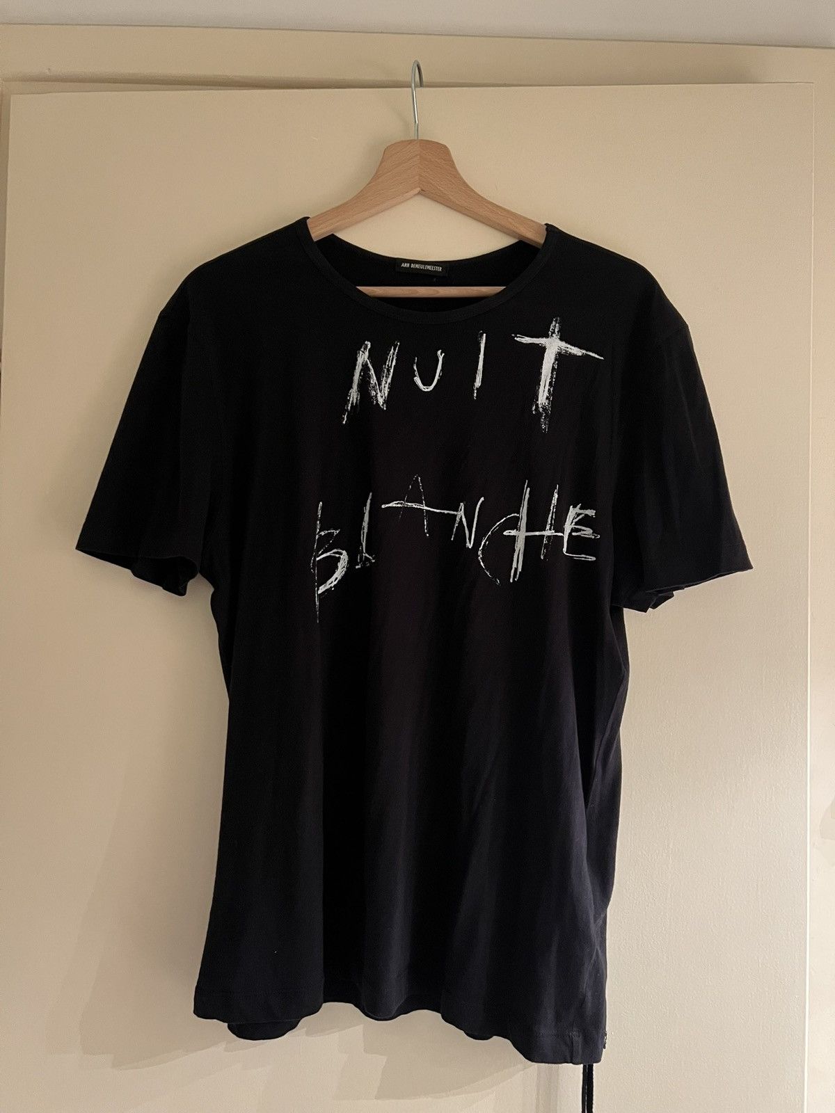 Ann Demeulemeester Ann Demeulemeester t-shirt Nuit Blanche Black Size M / US 6-8 / IT 42-44 - 1 Thumbnail
