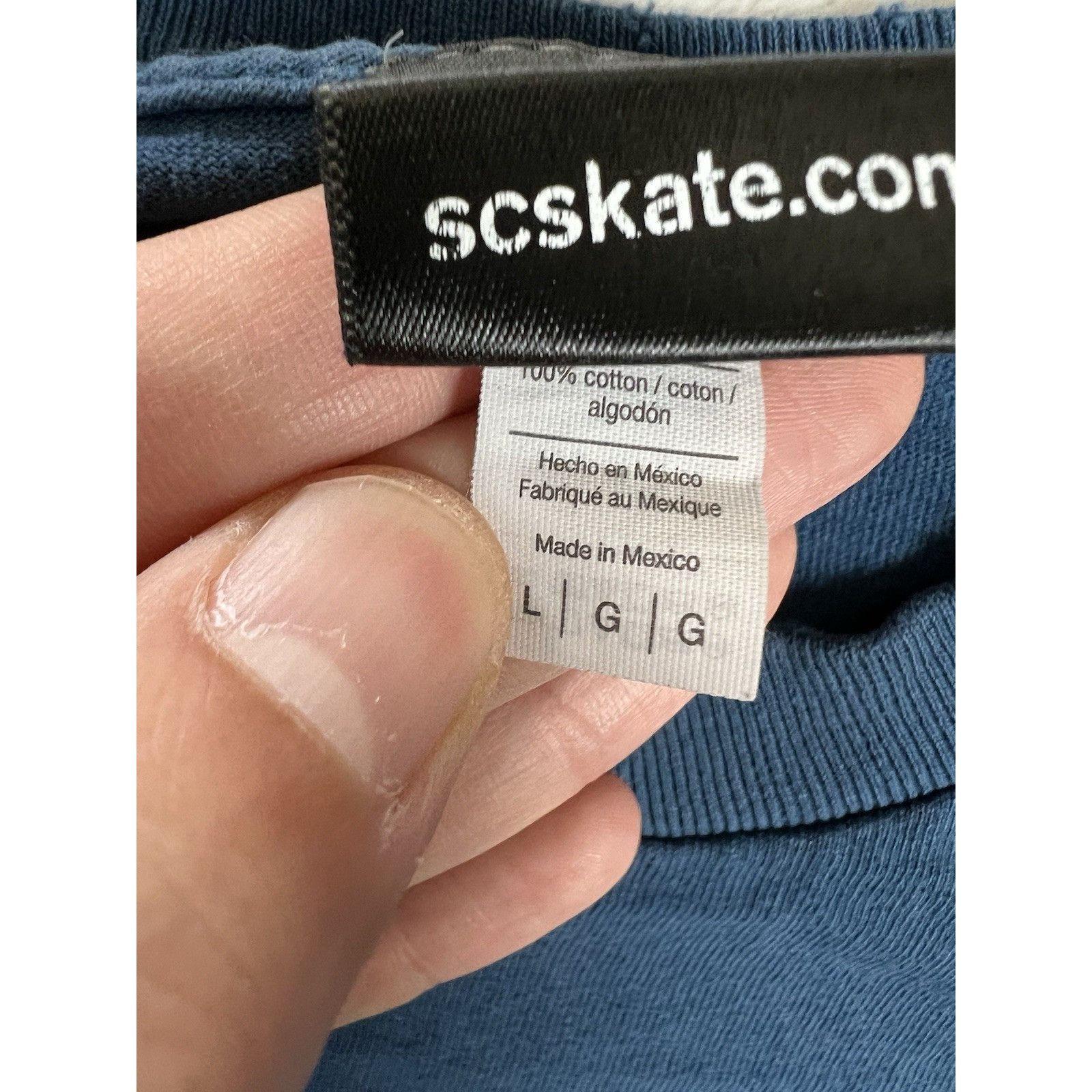 Santa Cruz Skateboards Vintage Santa Cruz Skateboard T-Shirt Size Large Blue OG Lo Size US L / EU 52-54 / 3 - 8 Thumbnail