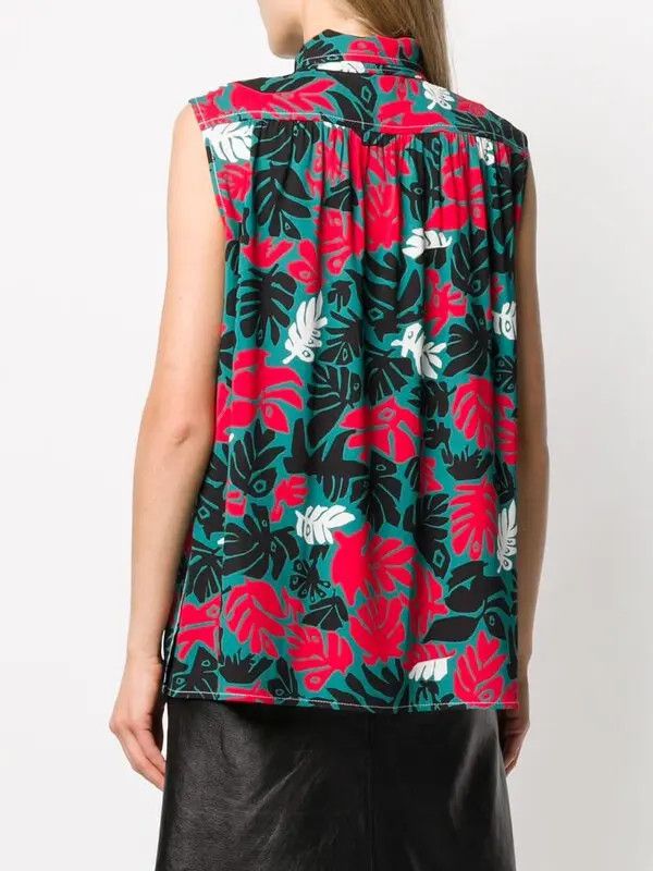 Marni o1w1db10125 Top in Multicolor Size S / US 4 / IT 40 - 4 Thumbnail