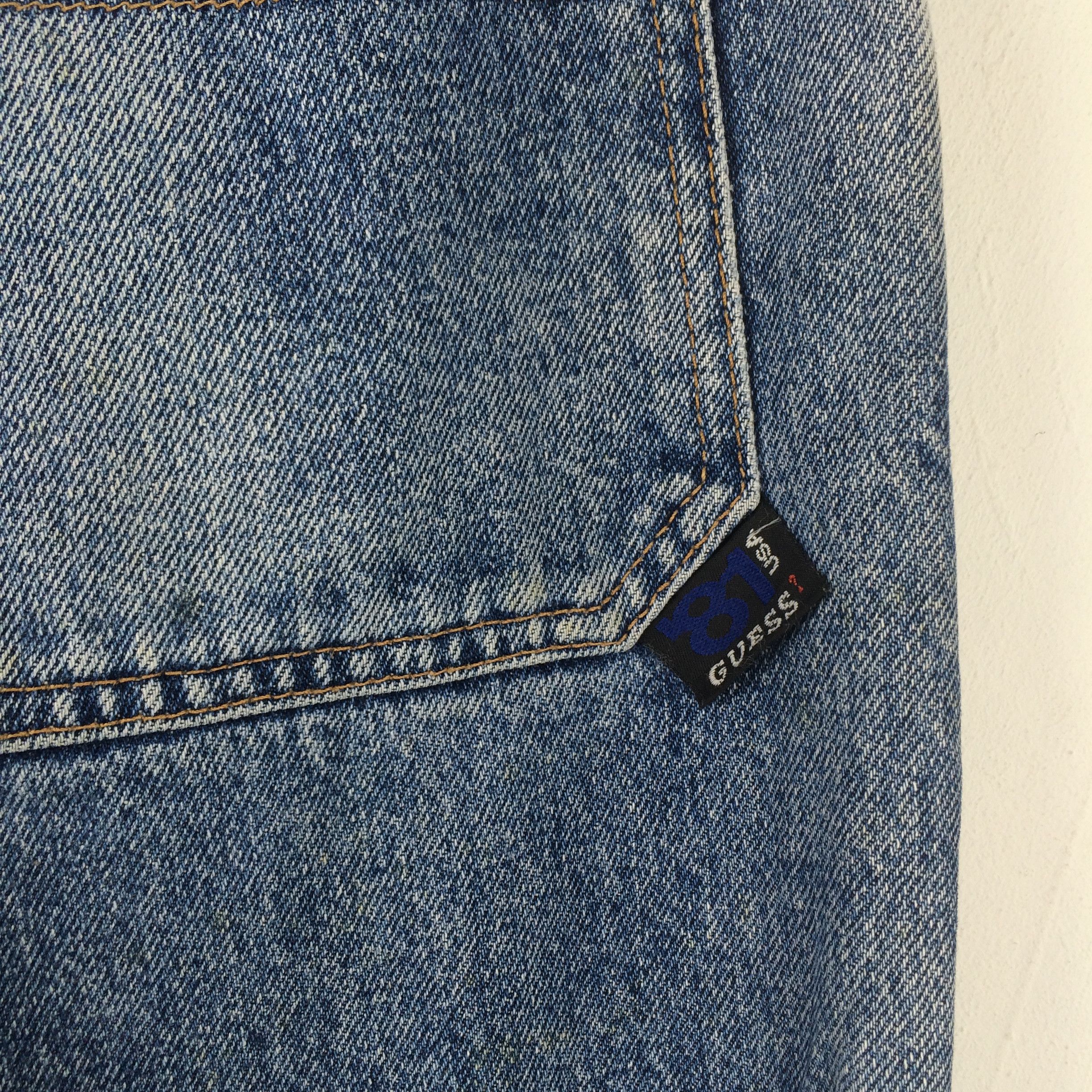 Guess × Vintage X192 GUESS VTG USA BAGGY DISTRESSED JEANS Size US 33 - 4 Thumbnail